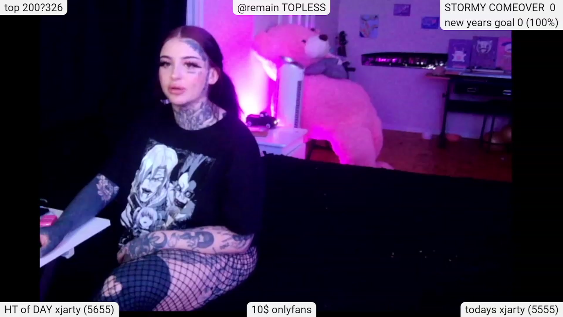 Gallery image thumbnail from Tattoobambi's myfreecams stream on, 01/09/2024, 04:24 image 13 of 20