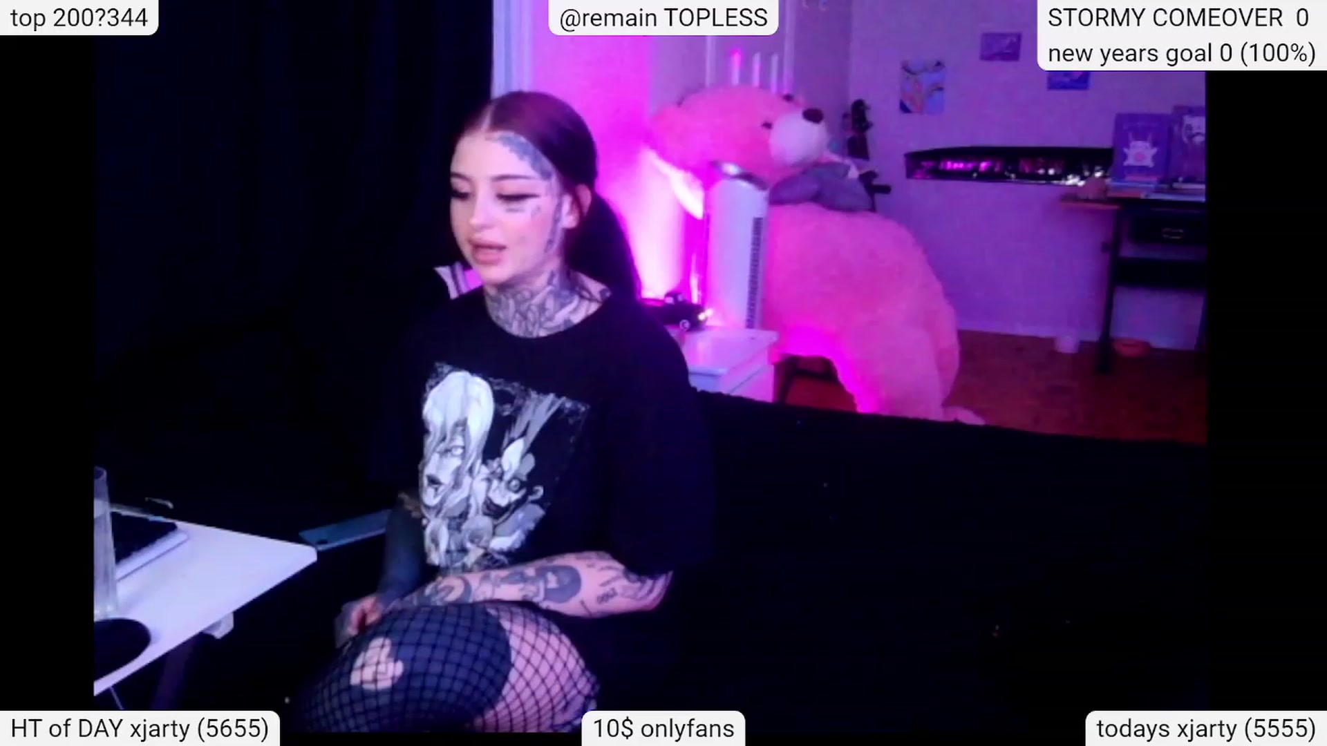 Gallery image thumbnail from Tattoobambi's myfreecams stream on, 01/09/2024, 04:24 image 2 of 20