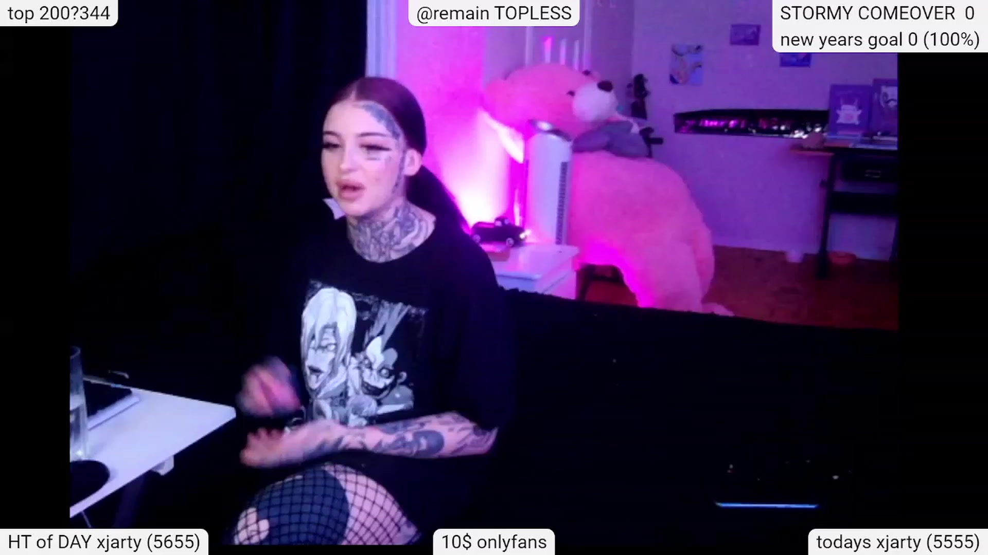 Gallery image thumbnail from Tattoobambi's myfreecams stream on, 01/09/2024, 04:24 image 4 of 20
