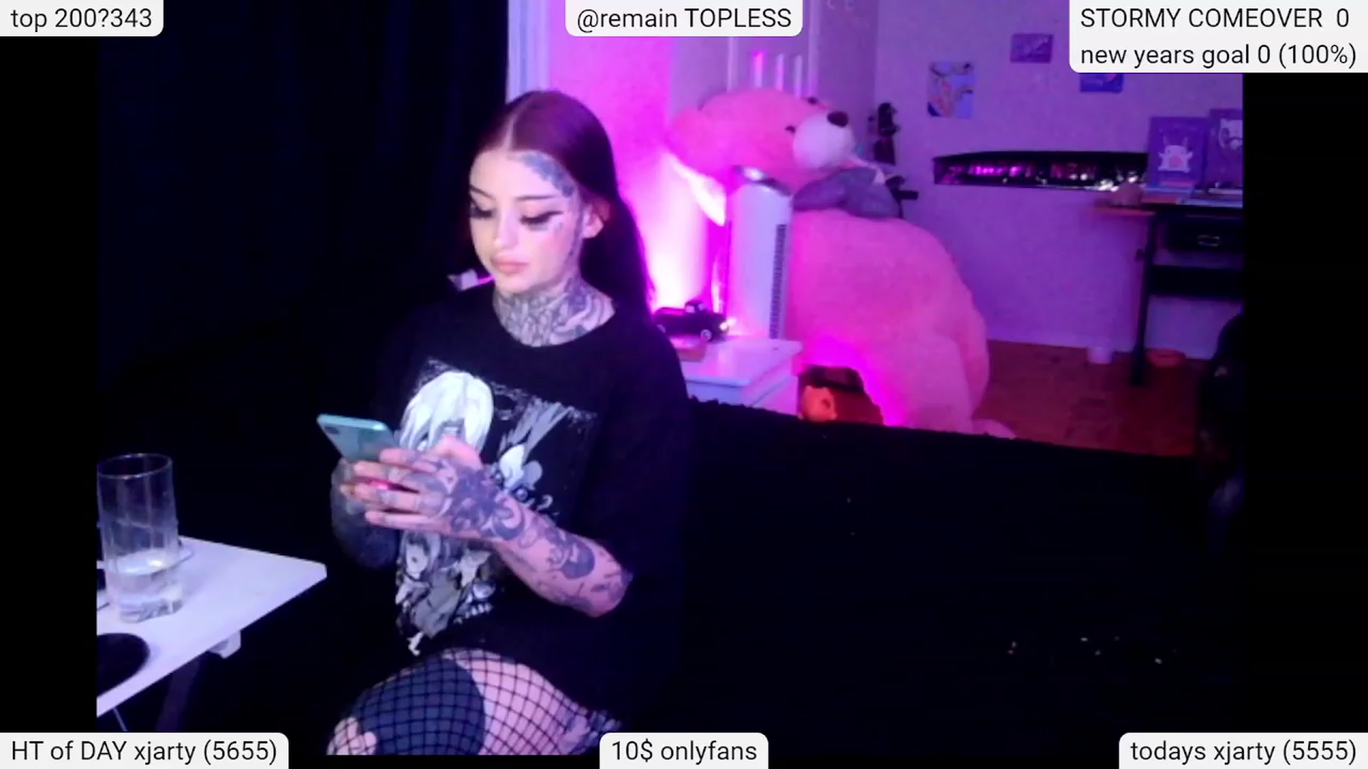 Gallery image thumbnail from Tattoobambi's myfreecams stream on, 01/09/2024, 04:24 image 5 of 20