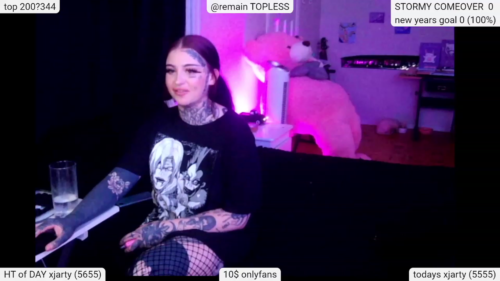 Gallery image thumbnail from Tattoobambi's myfreecams stream on, 01/09/2024, 04:24 image 1 of 20