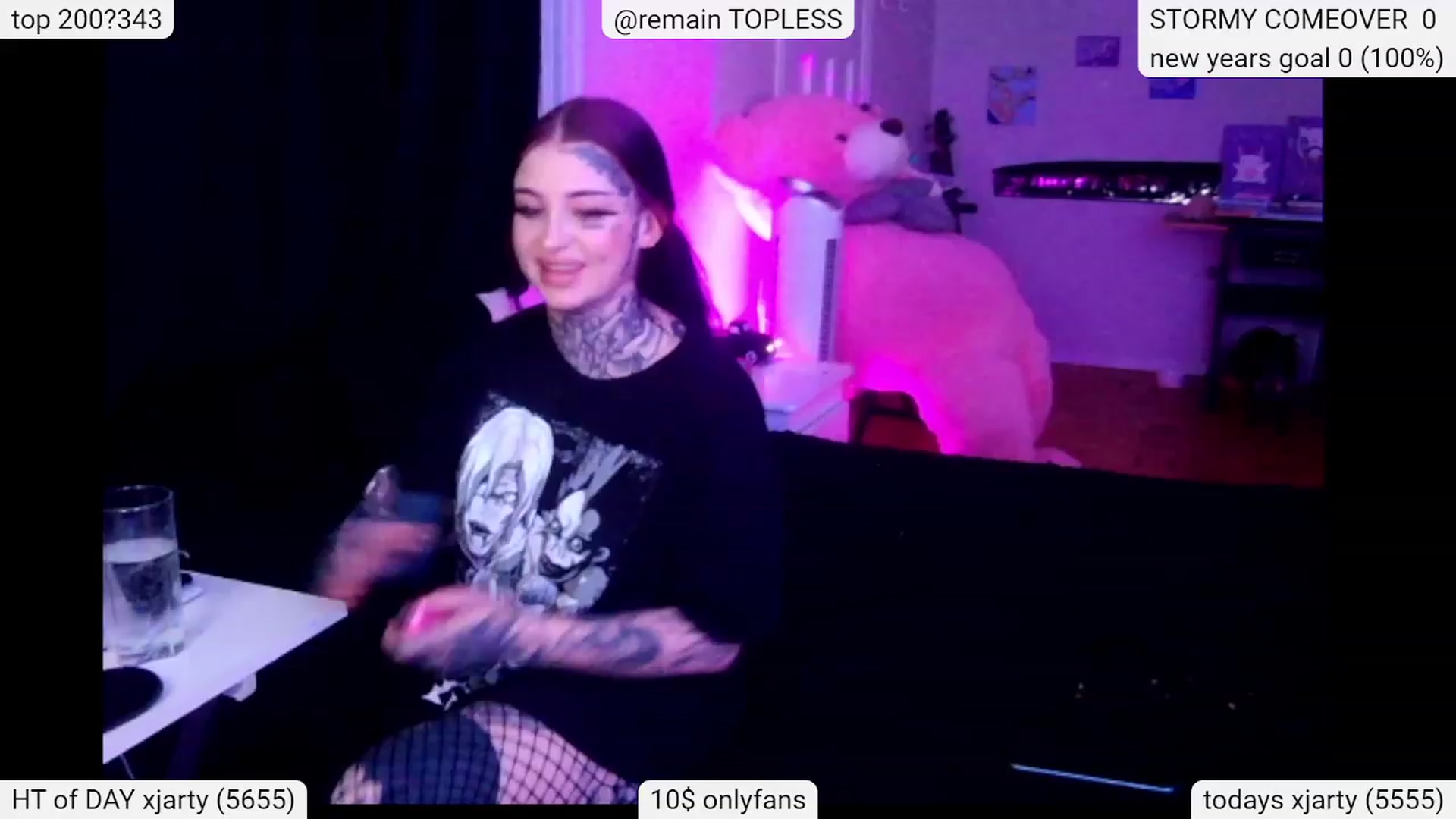 Gallery image thumbnail from Tattoobambi's myfreecams stream on, 01/09/2024, 04:24 image 6 of 20