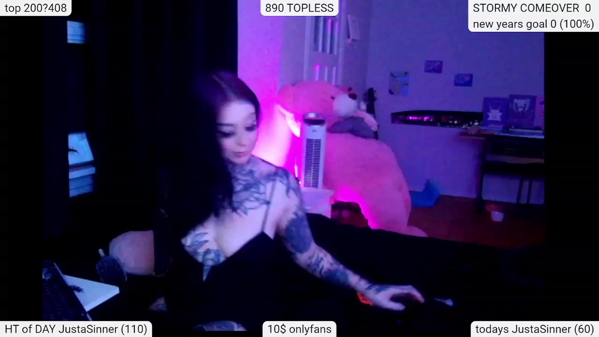 Gallery image thumbnail from Tattoobambi's myfreecams stream on, 01/11/2024, 02:37 image 7 of 20
