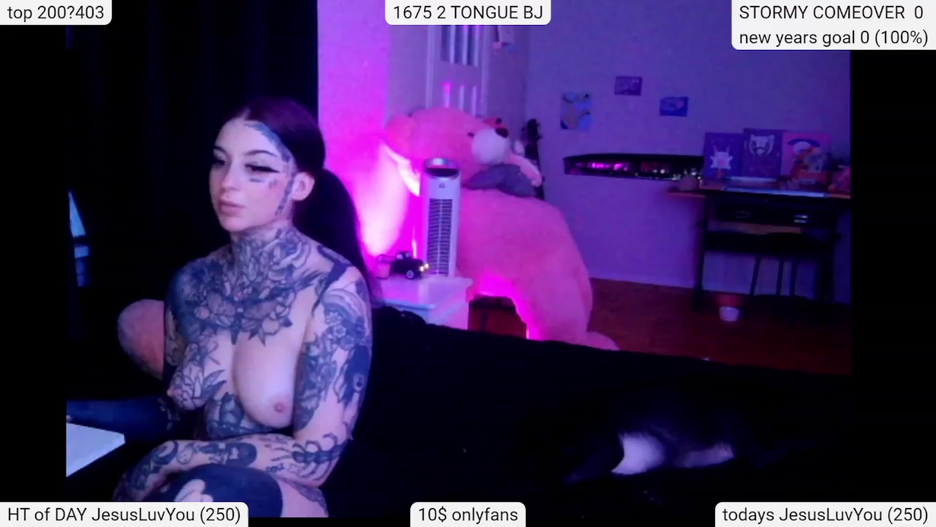 Gallery image thumbnail from Tattoobambi's myfreecams stream on, 01/11/2024, 04:44 image 6 of 20