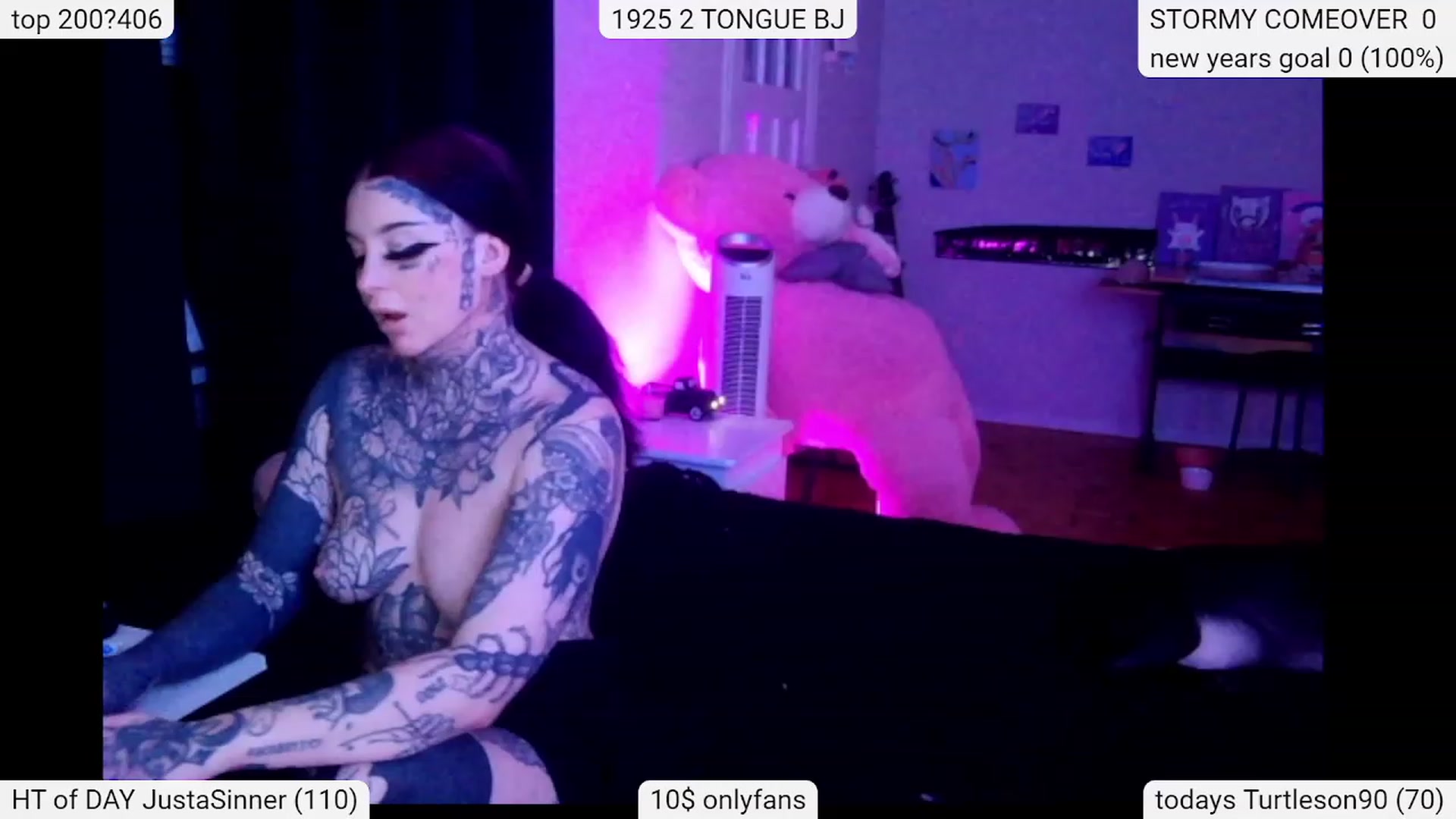 Gallery image thumbnail from Tattoobambi's myfreecams stream on, 01/11/2024, 04:44 image 3 of 20