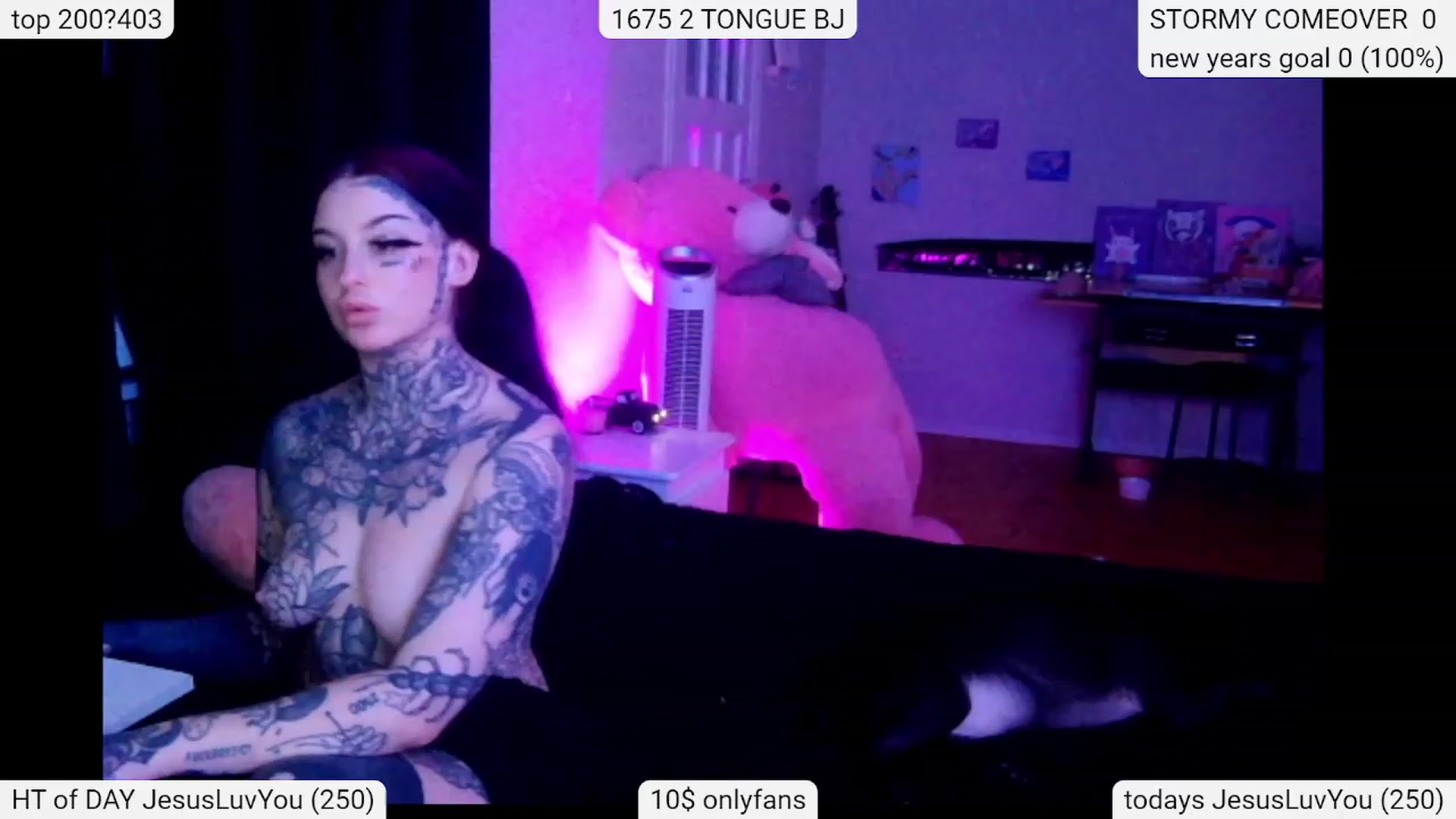 Gallery image thumbnail from Tattoobambi's myfreecams stream on, 01/11/2024, 04:44 image 7 of 20