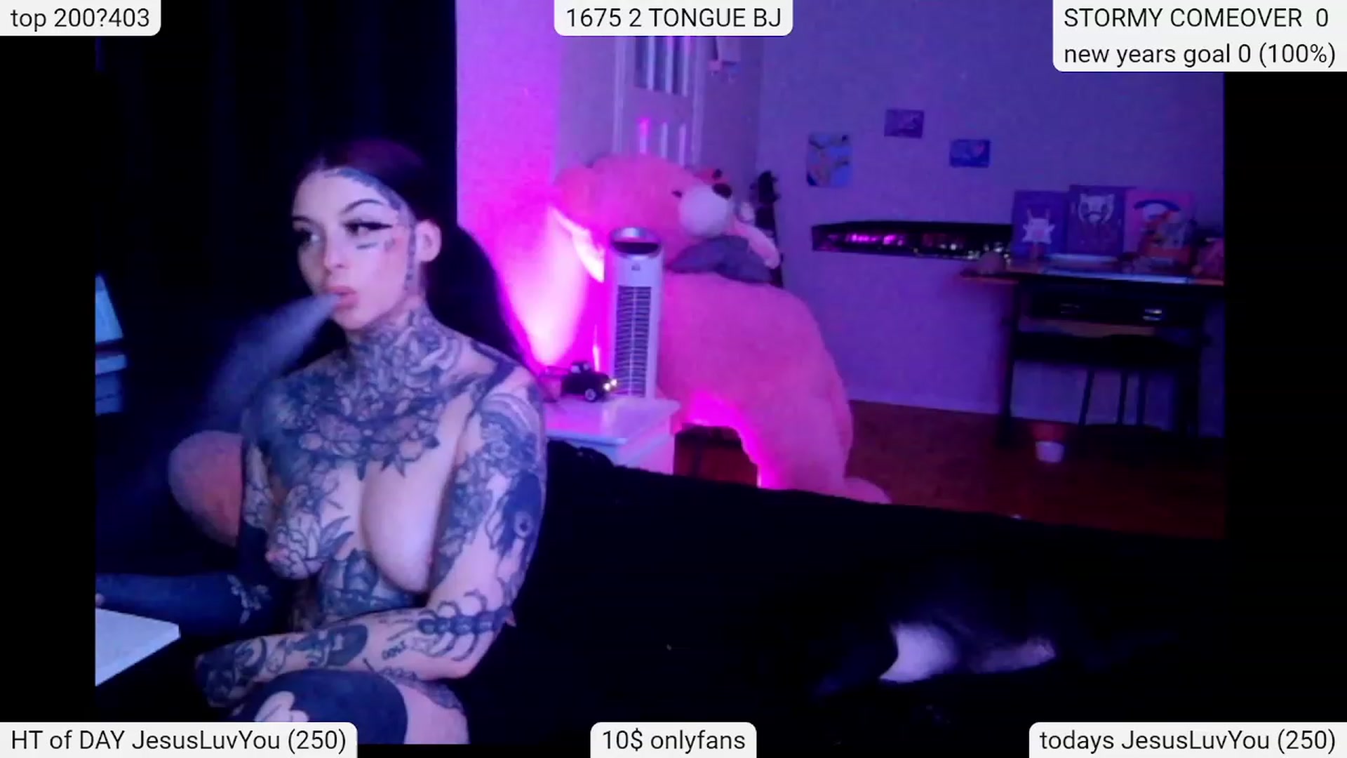 Gallery image thumbnail from Tattoobambi's myfreecams stream on, 01/11/2024, 04:44 image 5 of 20