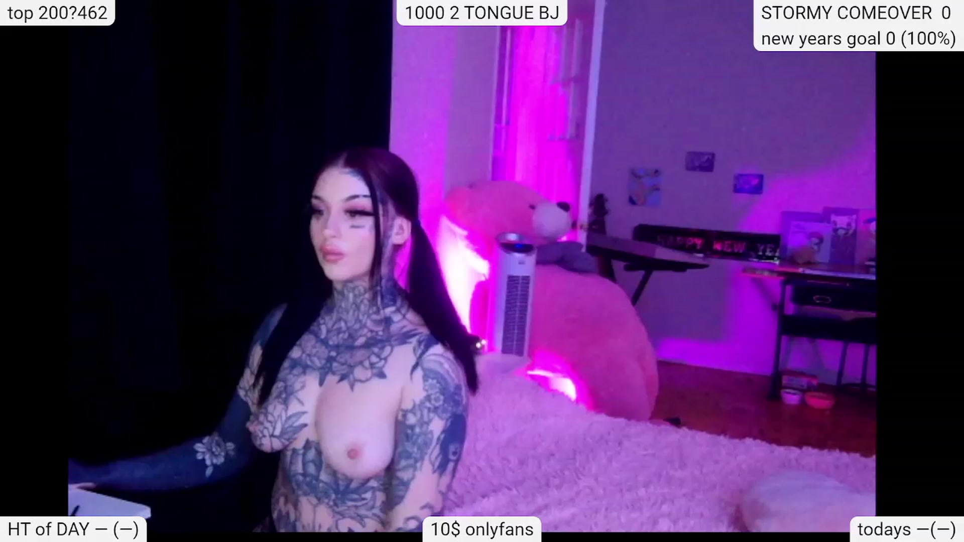 Gallery image thumbnail from Tattoobambi's myfreecams stream on, 01/13/2024, 03:26 image 1 of 20