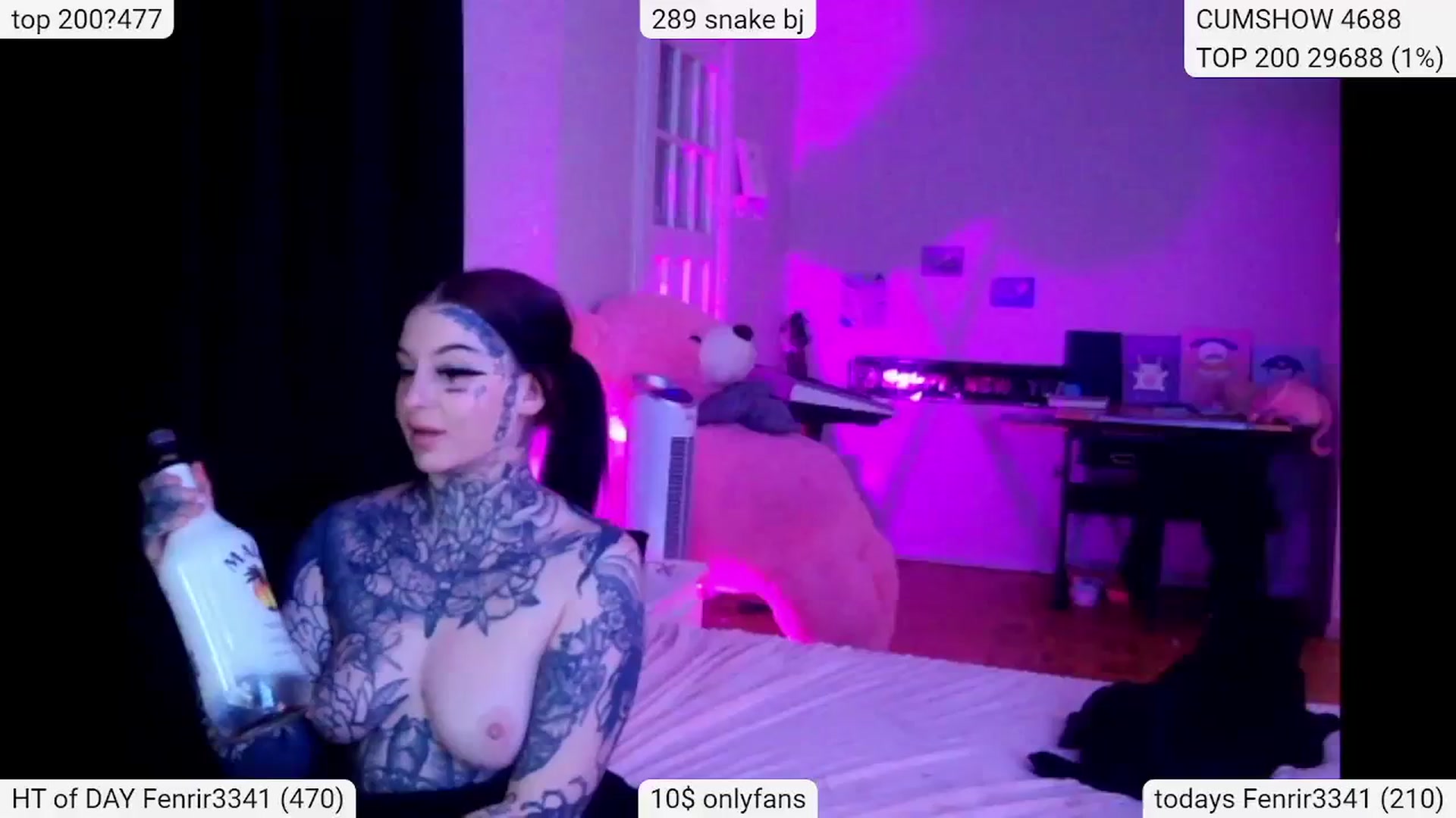 Gallery image thumbnail from Tattoobambi's myfreecams stream on, 01/14/2024, 01:27 image 5 of 20