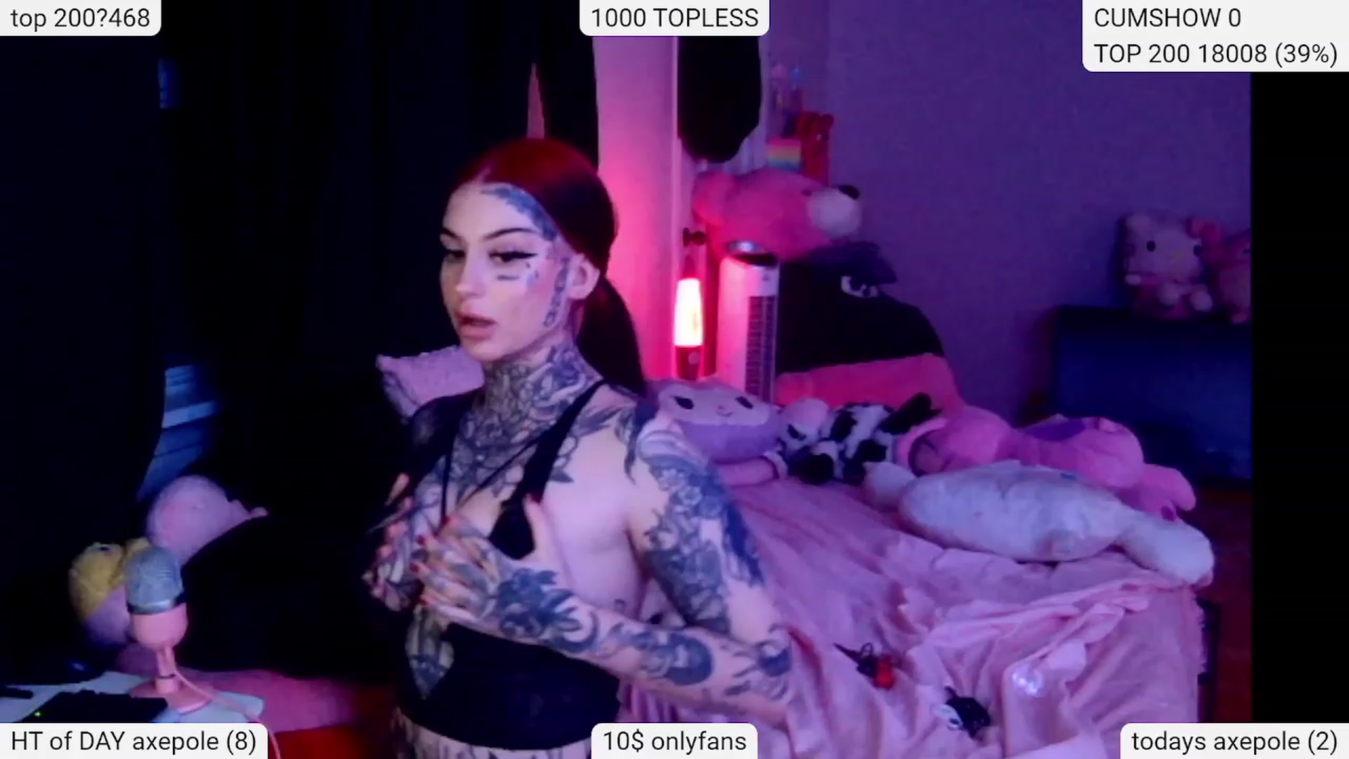 Gallery image thumbnail from Tattoobambi's myfreecams stream on, 01/23/2024, 03:06 image 19 of 20
