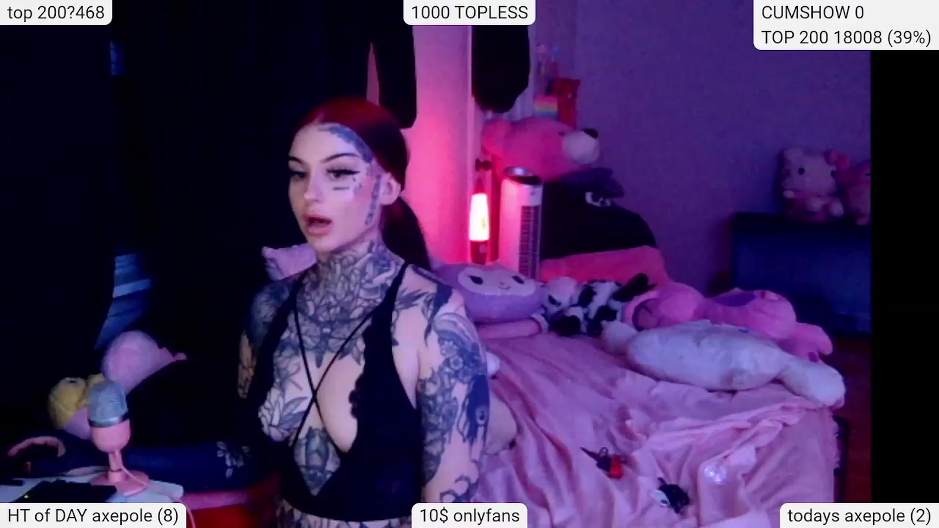 Gallery image thumbnail from Tattoobambi's myfreecams stream on, 01/23/2024, 03:06 image 18 of 20
