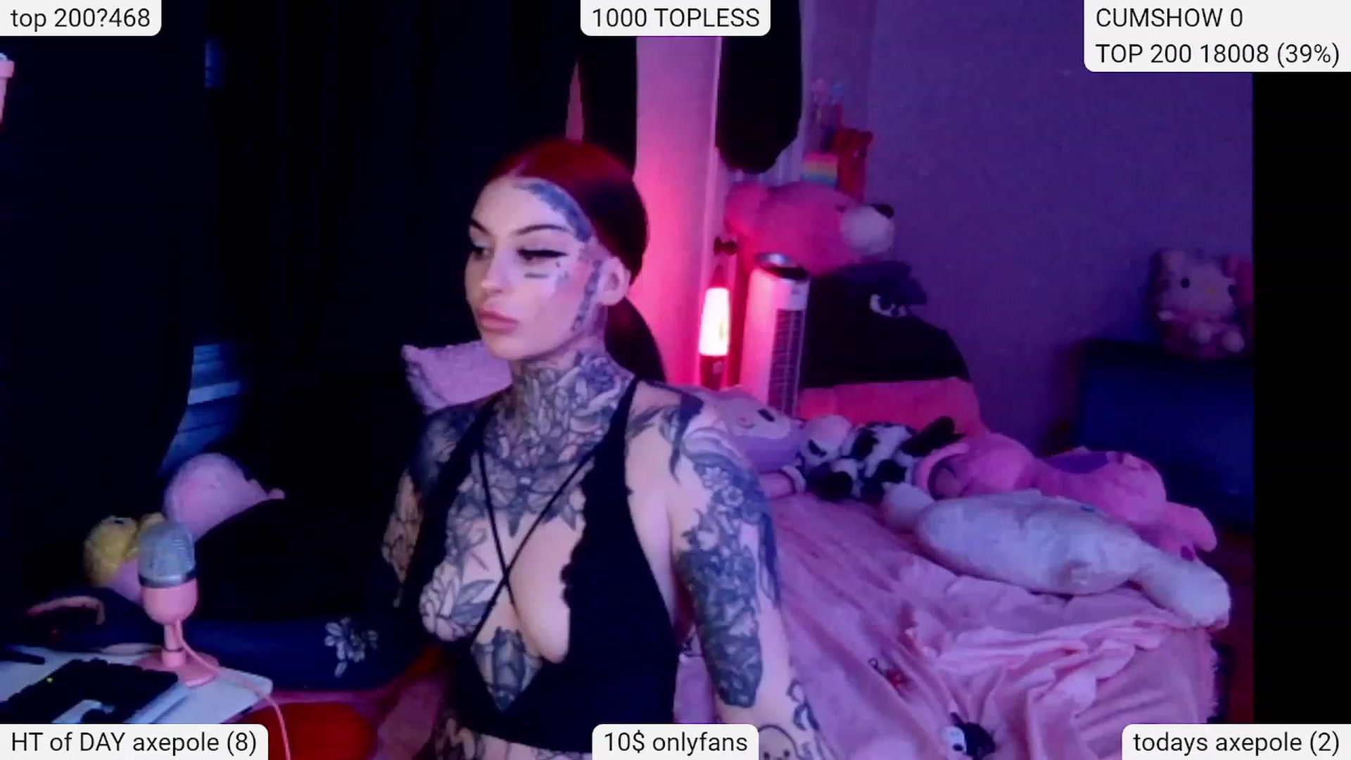Gallery image thumbnail from Tattoobambi's myfreecams stream on, 01/23/2024, 03:06 image 6 of 20