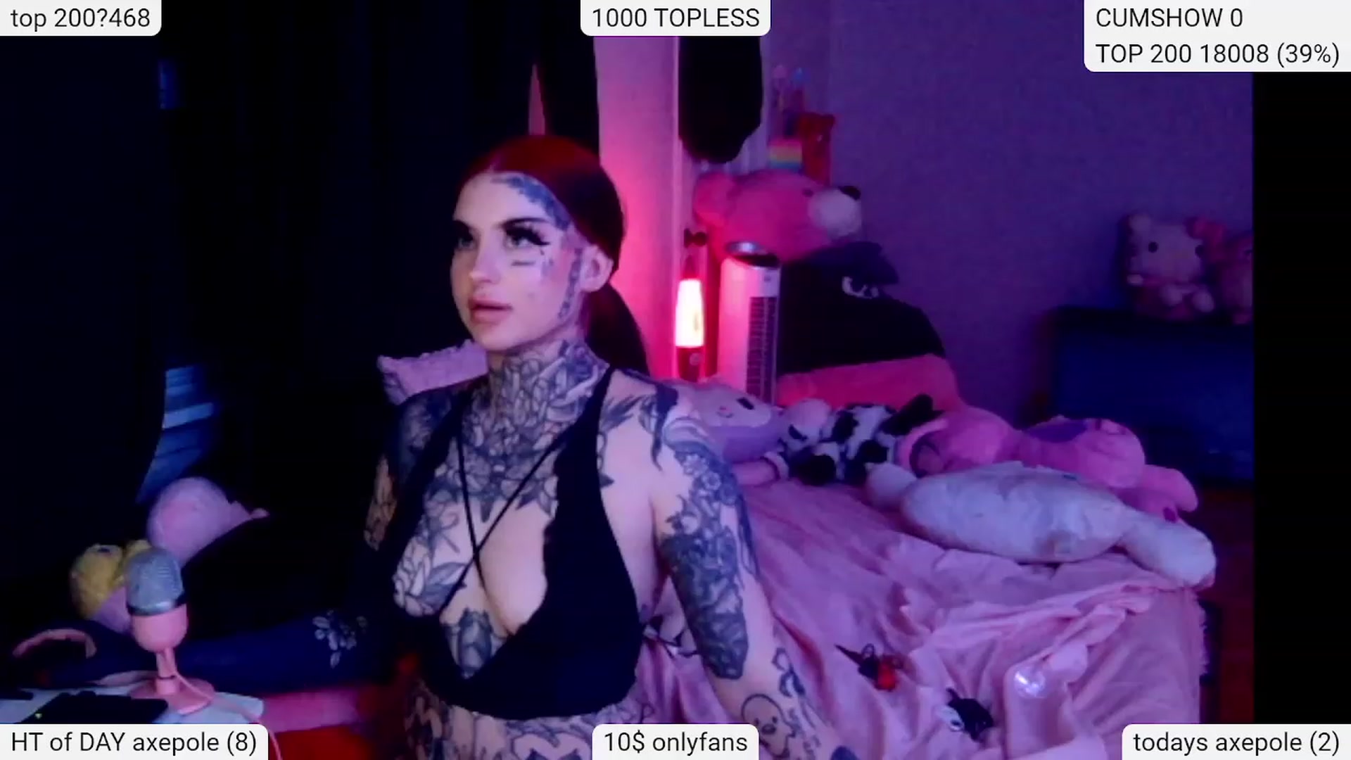 Gallery image thumbnail from Tattoobambi's myfreecams stream on, 01/23/2024, 03:06 image 15 of 20
