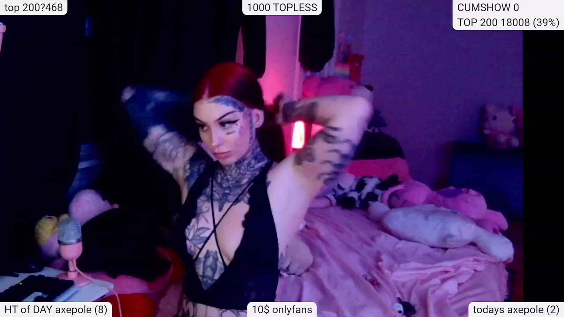 Gallery image thumbnail from Tattoobambi's myfreecams stream on, 01/23/2024, 03:06 image 8 of 20