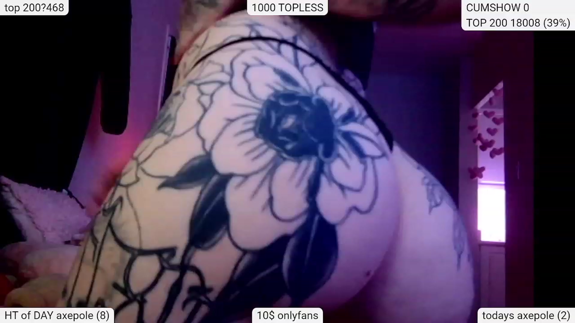 Gallery image thumbnail from Tattoobambi's myfreecams stream on, 01/23/2024, 03:06 image 1 of 20