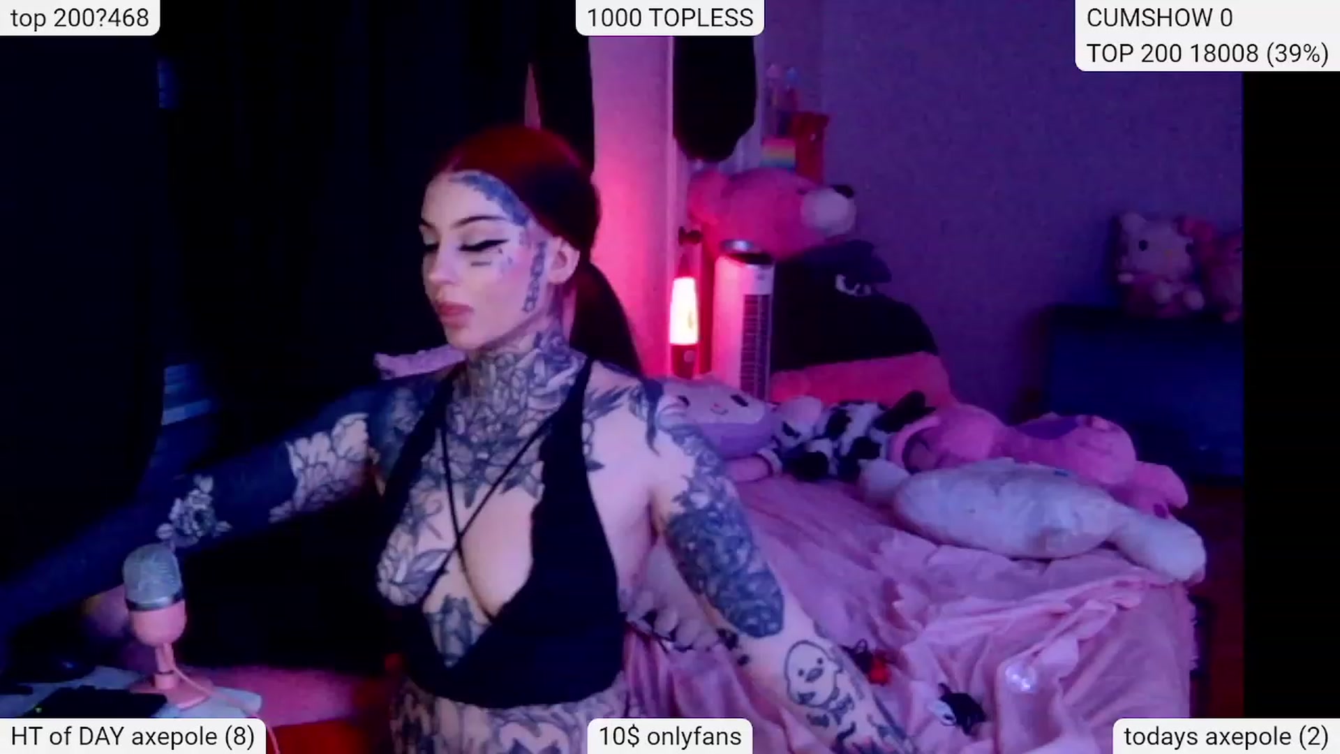 Gallery image thumbnail from Tattoobambi's myfreecams stream on, 01/23/2024, 03:06 image 14 of 20