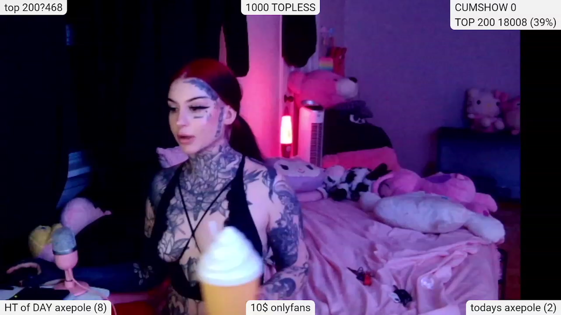 Gallery image thumbnail from Tattoobambi's myfreecams stream on, 01/23/2024, 03:06 image 16 of 20