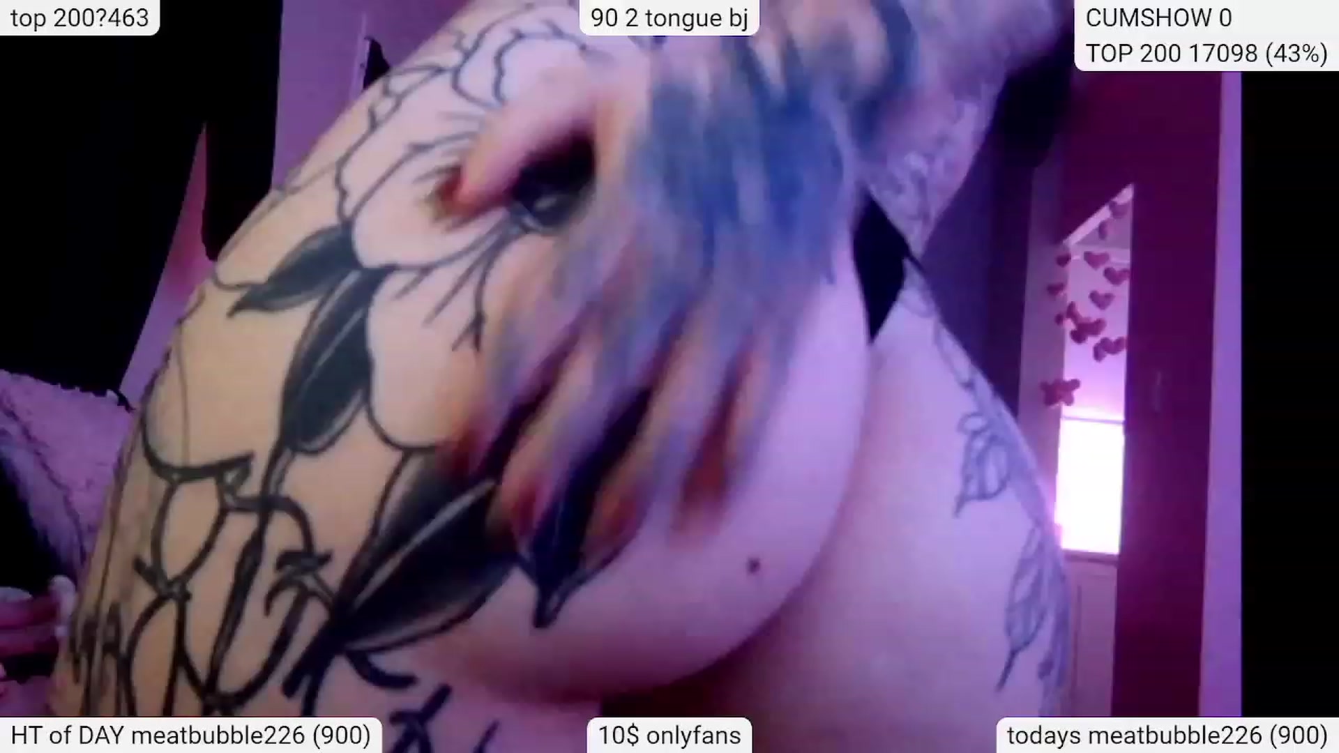 Gallery image thumbnail from Tattoobambi's myfreecams stream on, 01/23/2024, 04:35 image 9 of 20