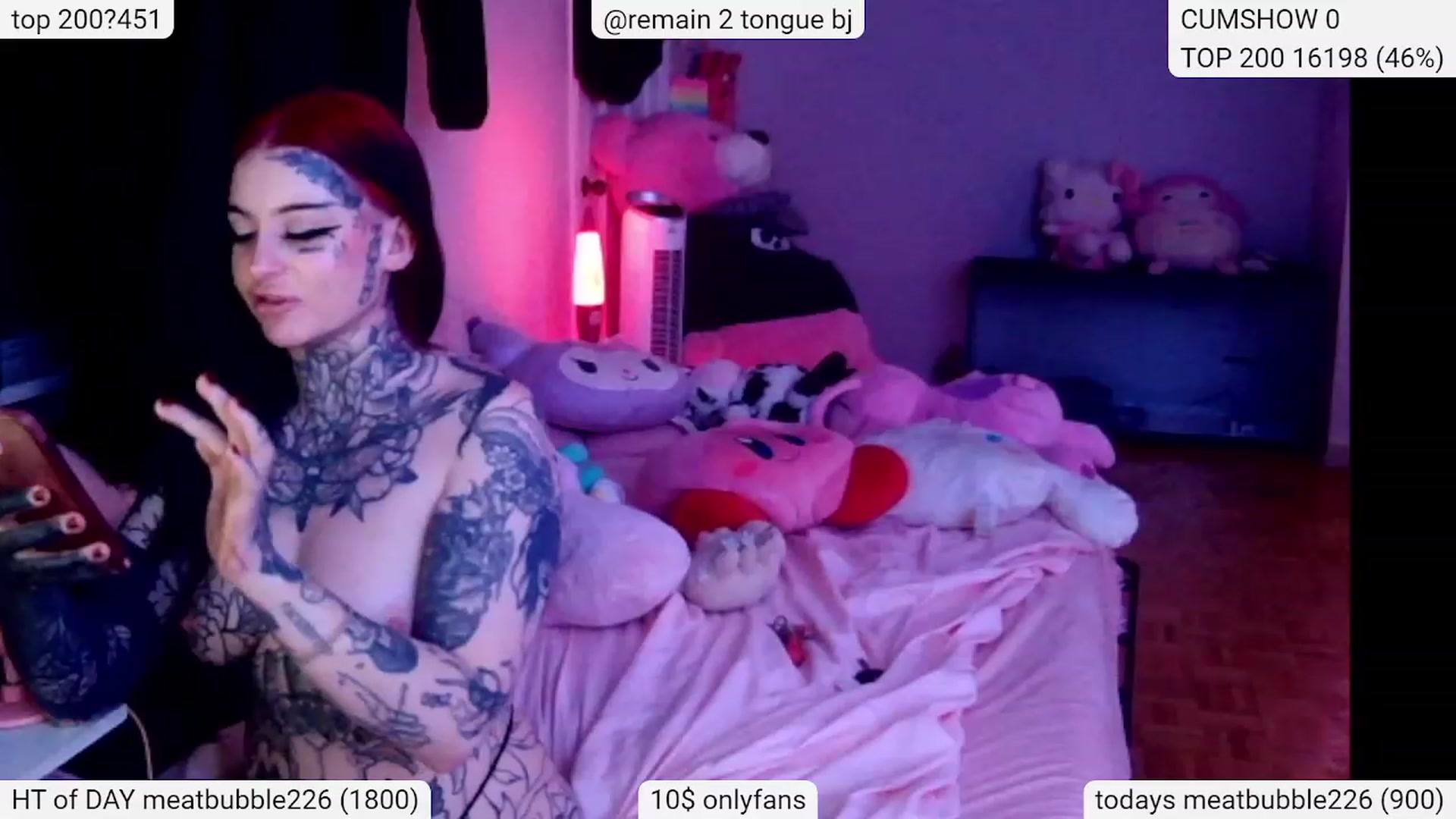 Gallery image thumbnail from Tattoobambi's myfreecams stream on, 01/23/2024, 04:35 image 12 of 20