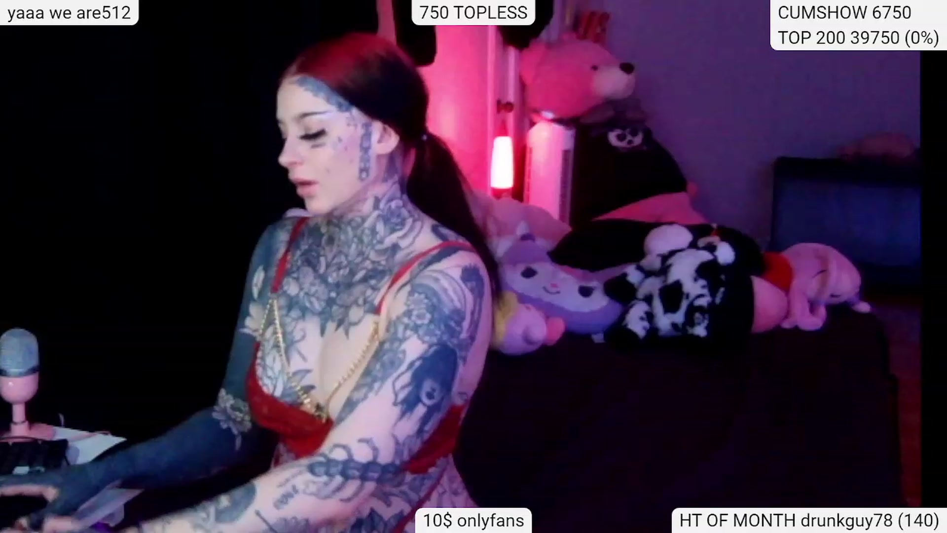 Gallery image thumbnail from Tattoobambi's myfreecams stream on, 01/27/2024, 02:29 image 6 of 20