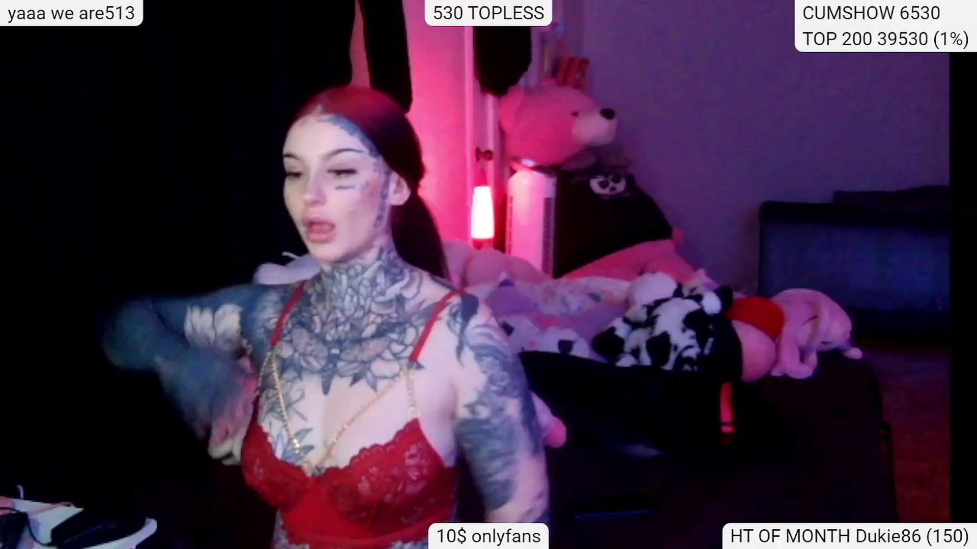 Gallery image thumbnail from Tattoobambi's myfreecams stream on, 01/27/2024, 02:29 image 11 of 20