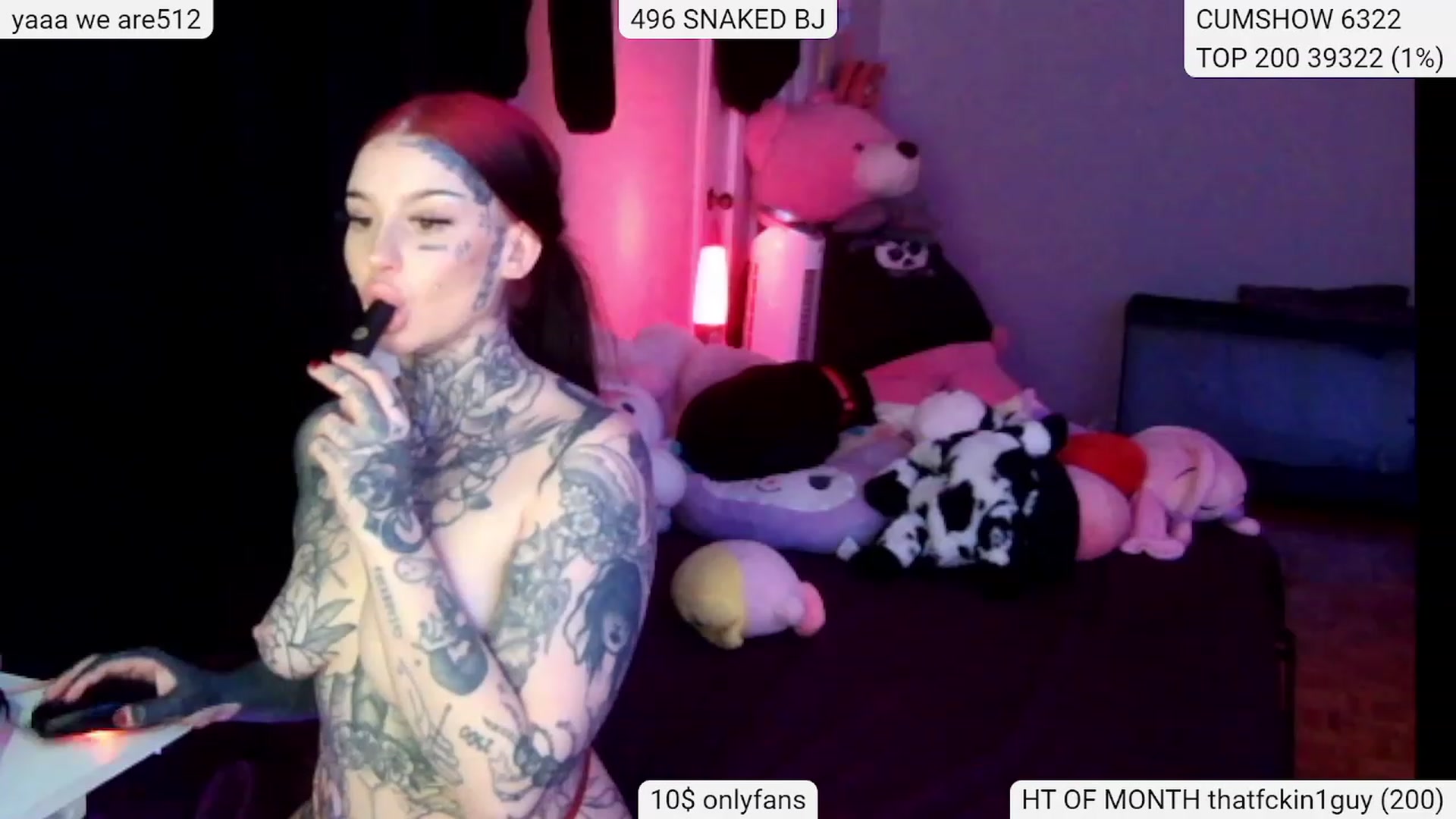 Gallery image thumbnail from Tattoobambi's myfreecams stream on, 01/27/2024, 02:29 image 16 of 20