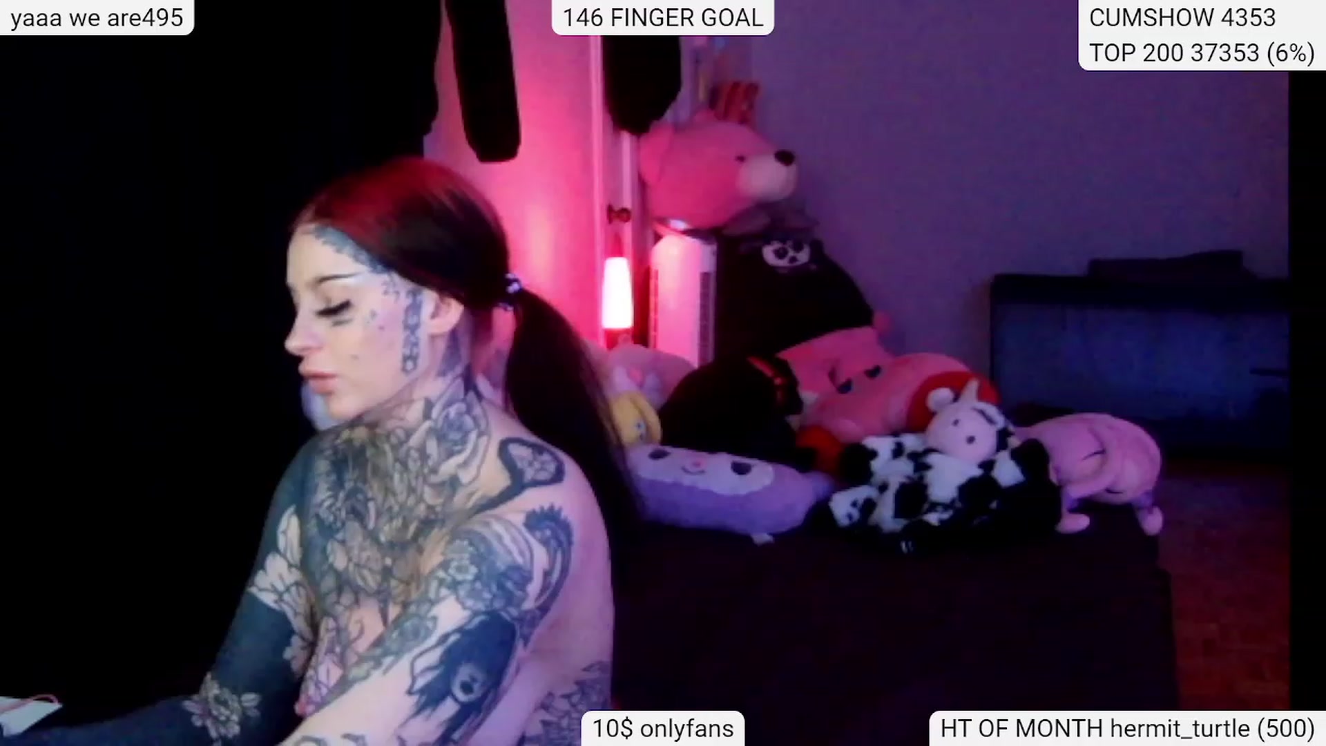 Gallery image thumbnail from Tattoobambi's myfreecams stream on, 01/27/2024, 05:21 image 8 of 20