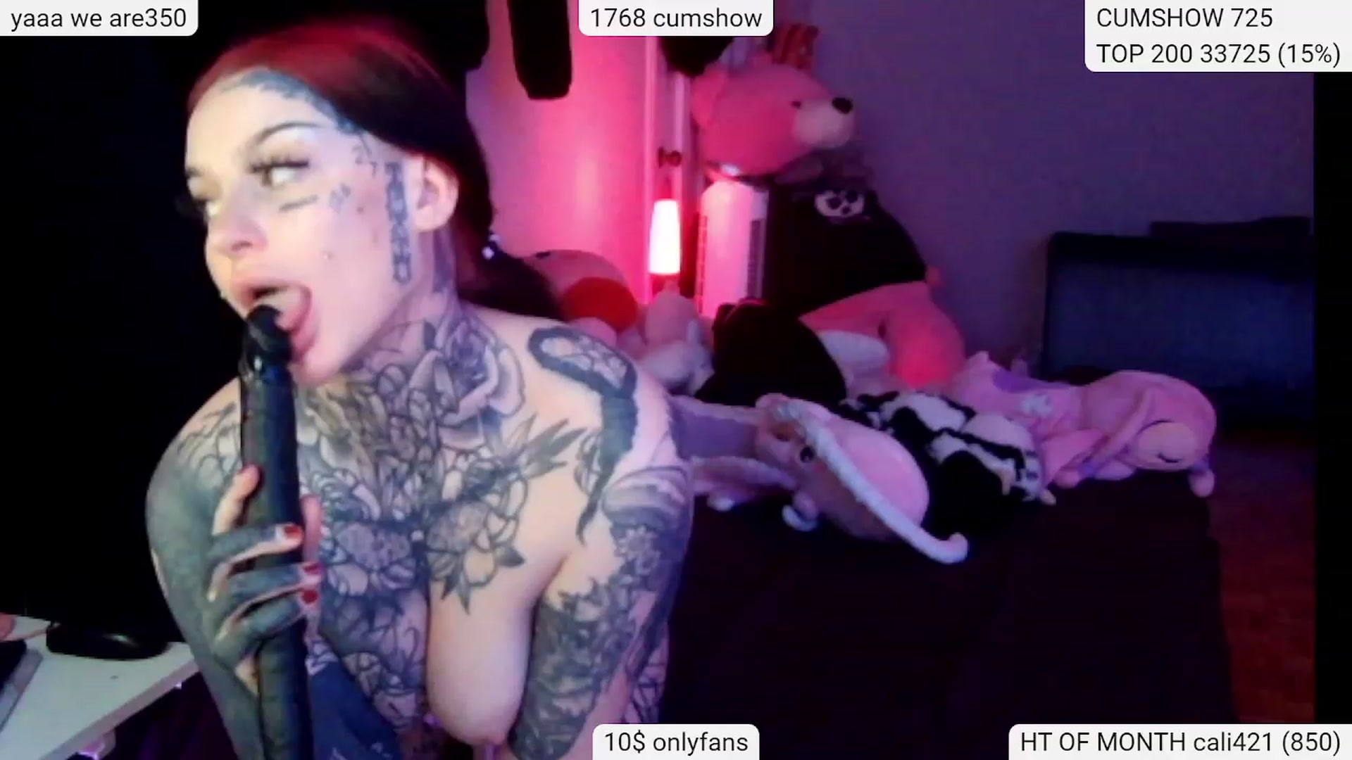 Gallery image thumbnail from Tattoobambi's myfreecams stream on, 01/27/2024, 09:52 image 15 of 20