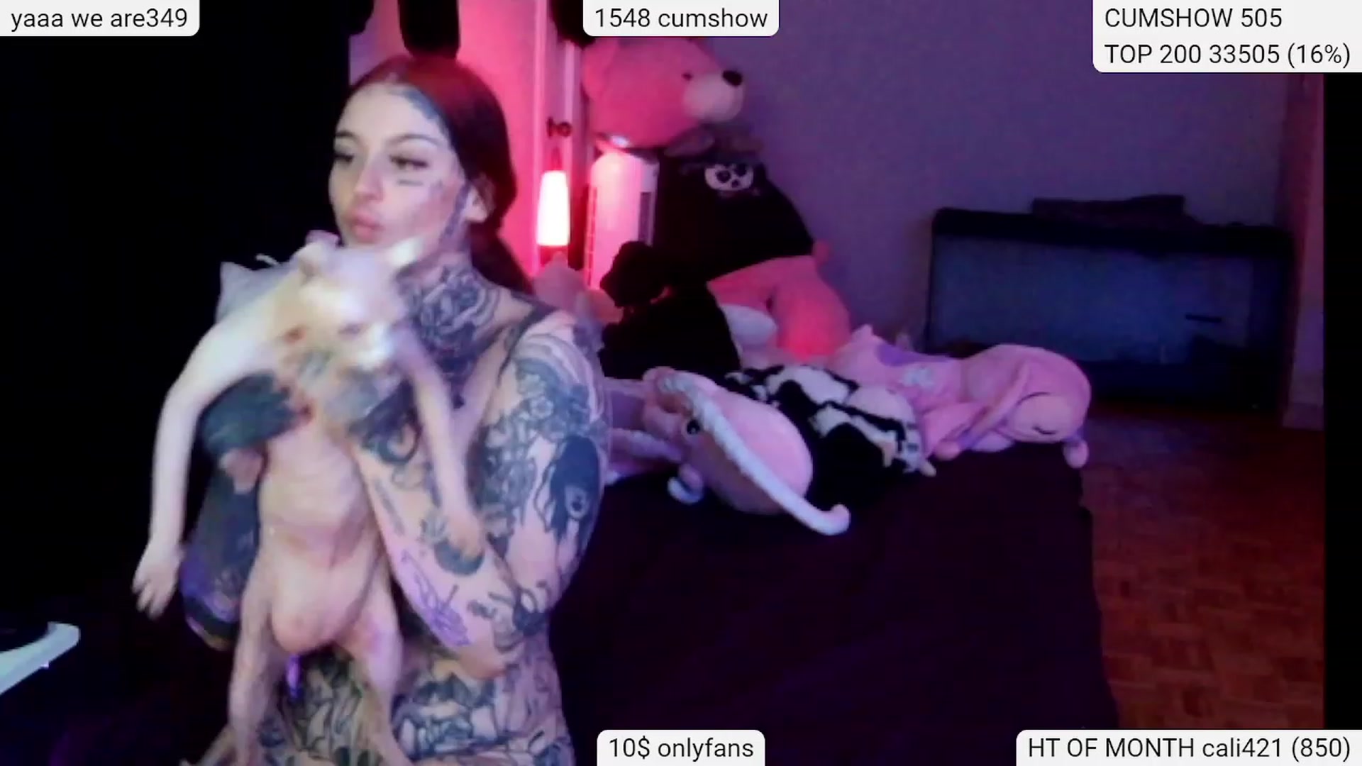 Gallery image thumbnail from Tattoobambi's myfreecams stream on, 01/27/2024, 09:52 image 20 of 20