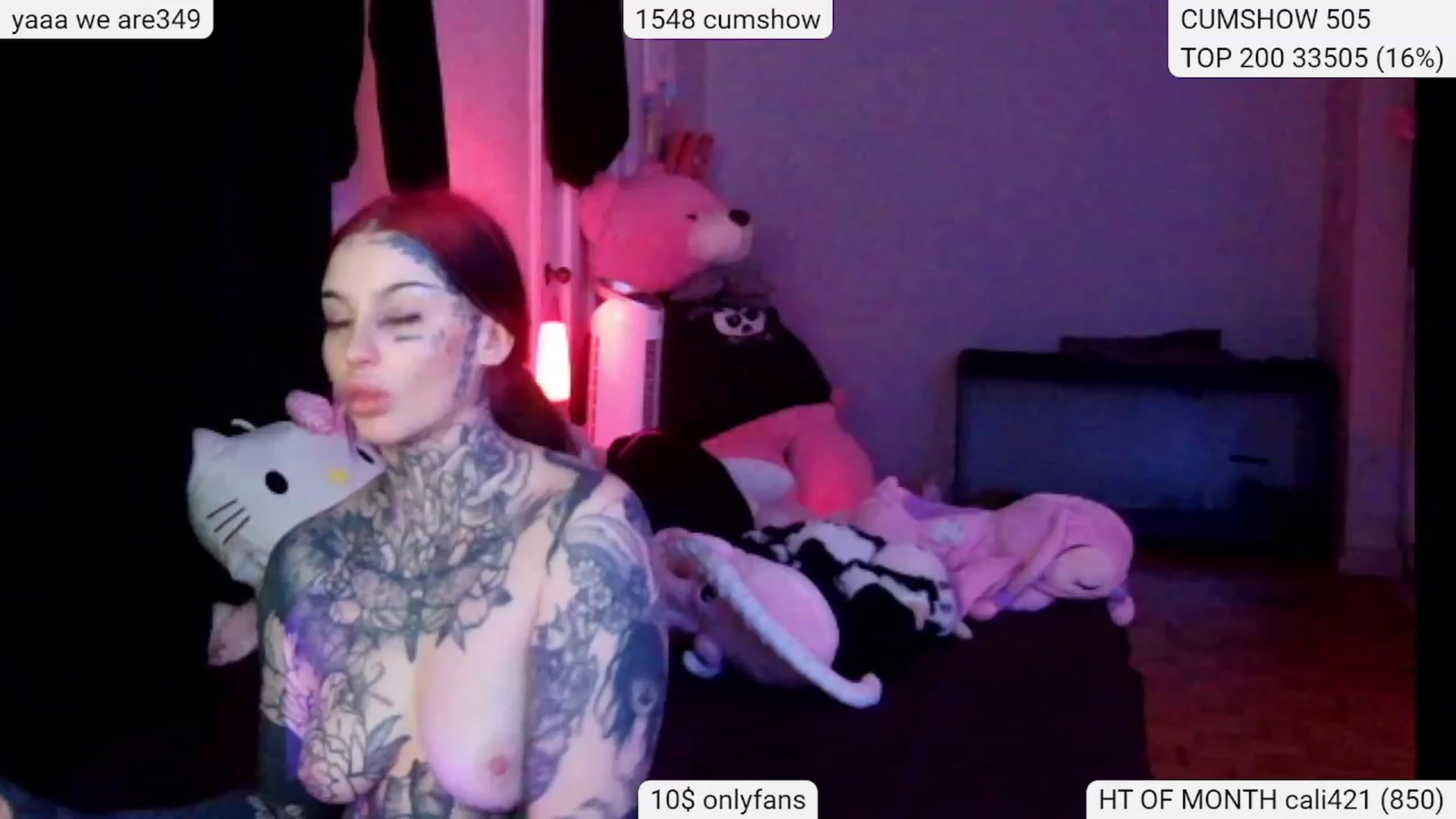 Gallery image thumbnail from Tattoobambi's myfreecams stream on, 01/27/2024, 09:52 image 19 of 20
