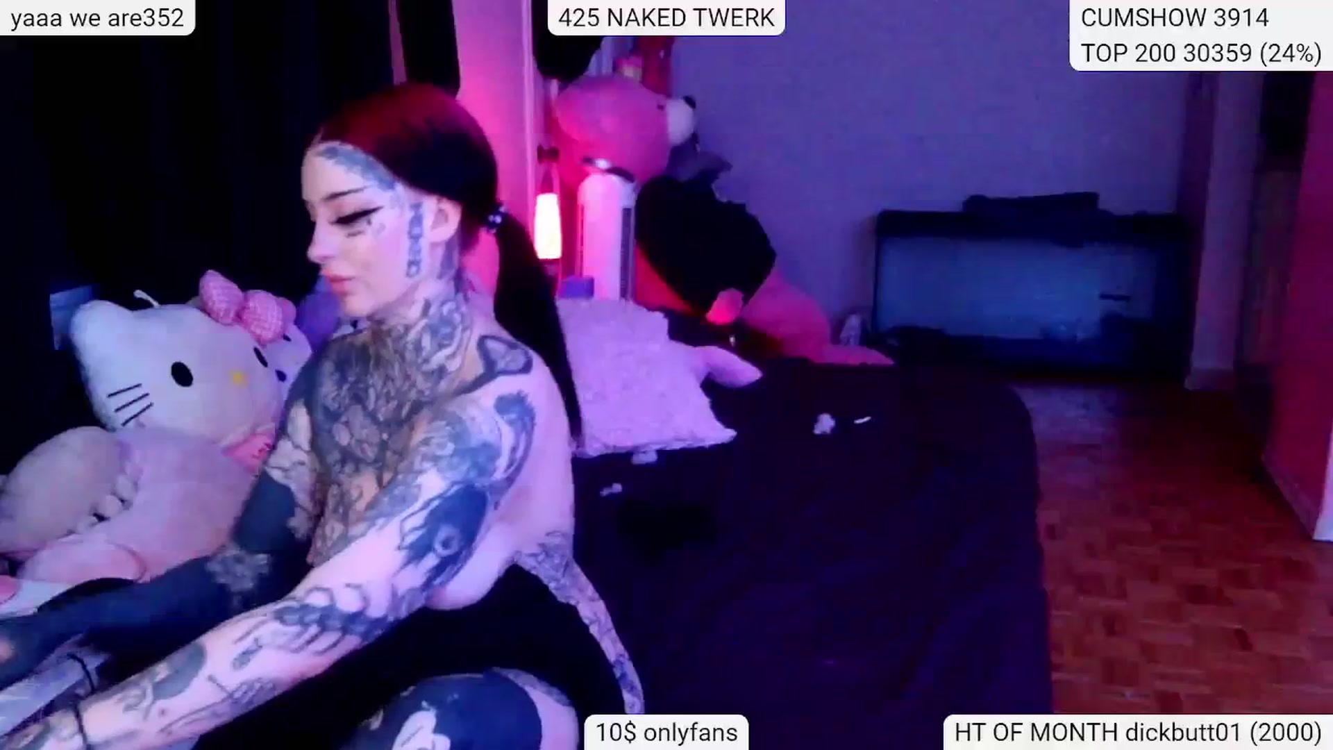 Gallery image thumbnail from Tattoobambi's myfreecams stream on, 01/30/2024, 05:33 image 19 of 20