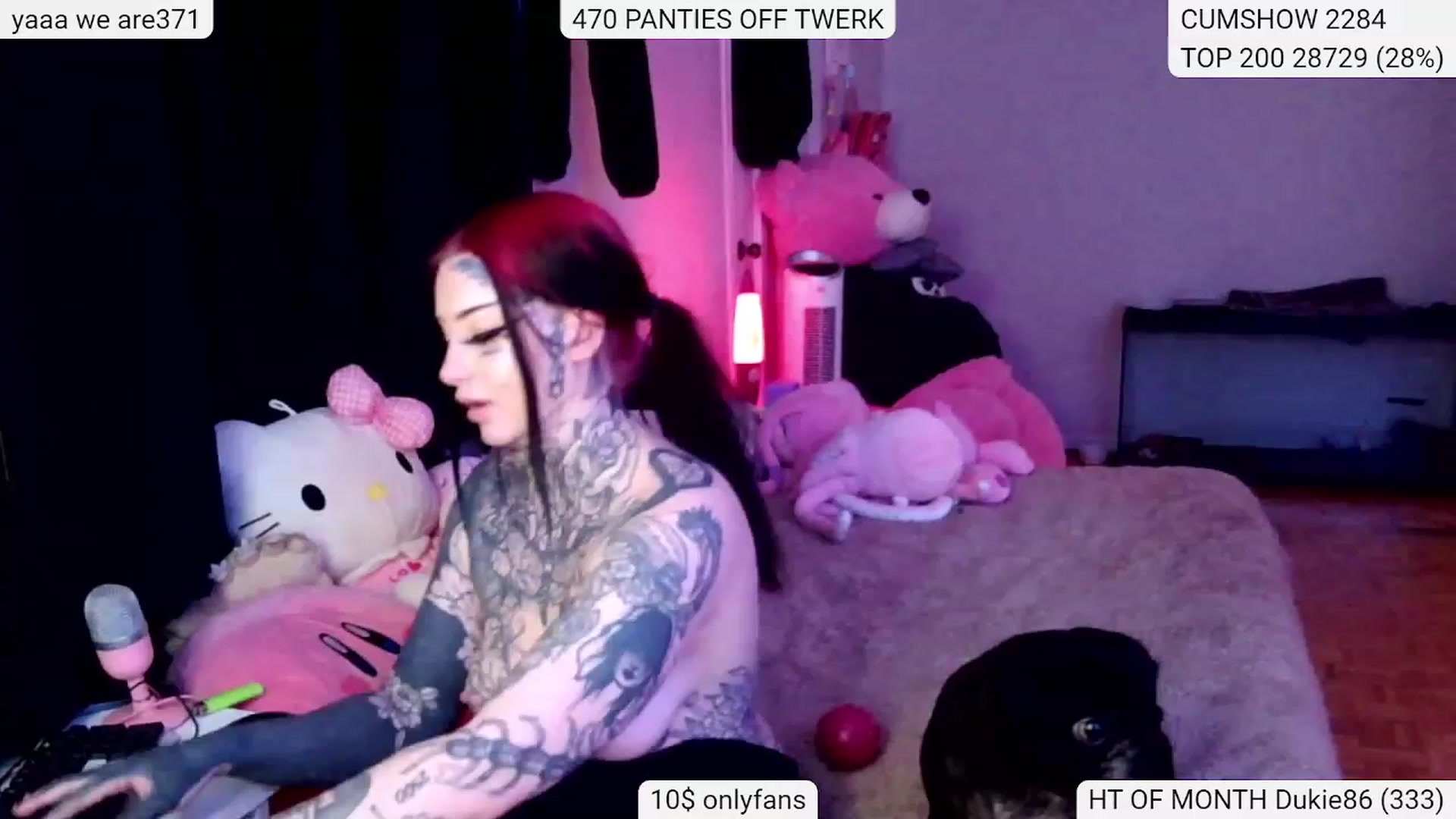 Gallery image thumbnail from Tattoobambi's myfreecams stream on, 02/01/2024, 03:22 image 17 of 20