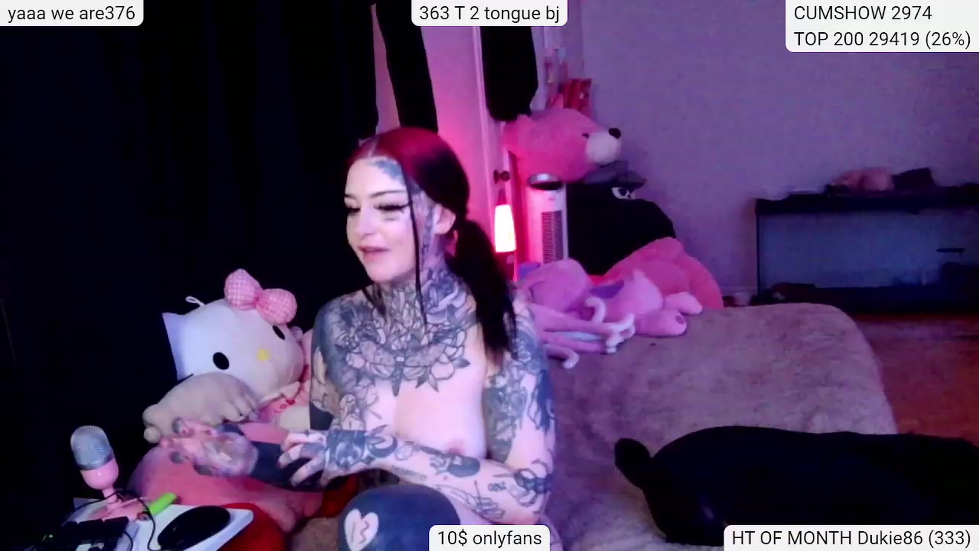 Gallery image thumbnail from Tattoobambi's myfreecams stream on, 02/01/2024, 03:22 image 11 of 20