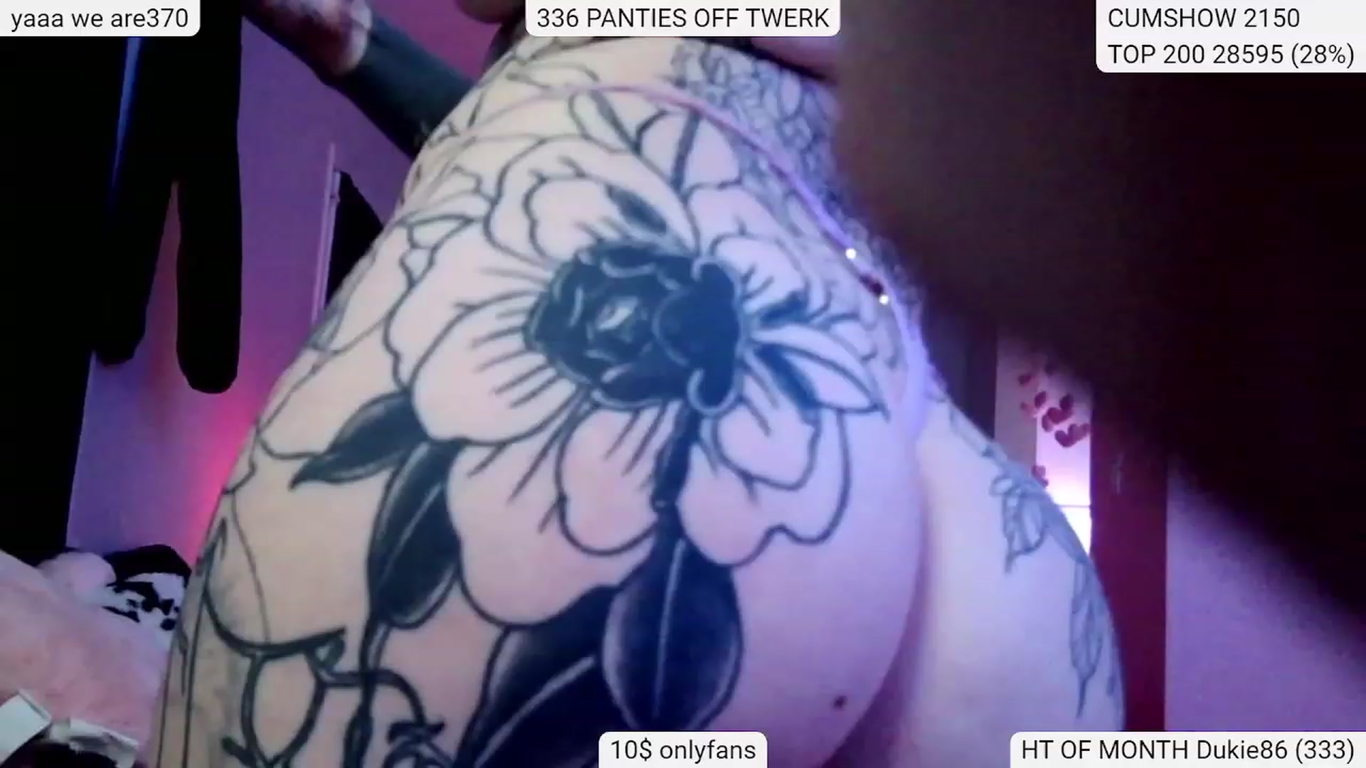 Gallery image thumbnail from Tattoobambi's myfreecams stream on, 02/01/2024, 04:12 image 11 of 20