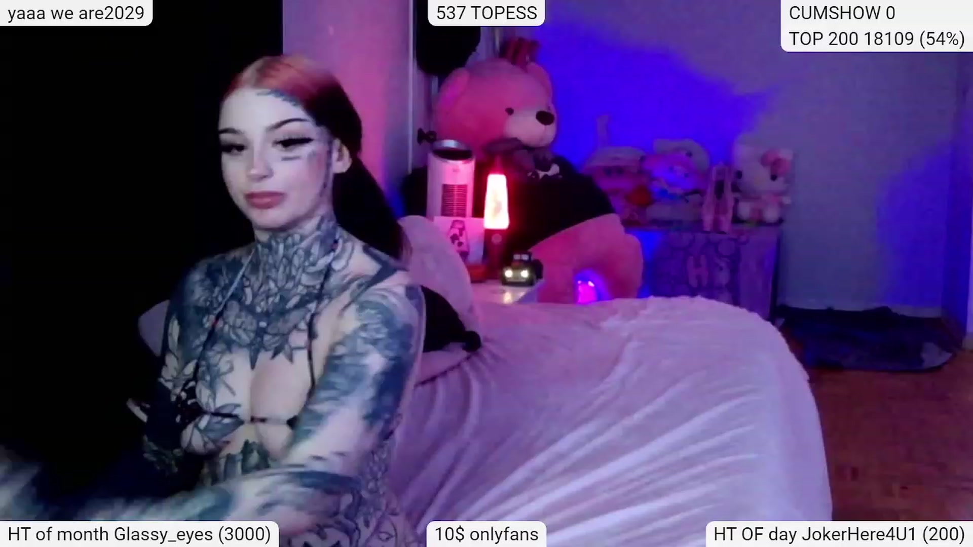 Gallery image thumbnail from Tattoobambi's myfreecams stream on, 02/08/2024, 05:18 image 6 of 20
