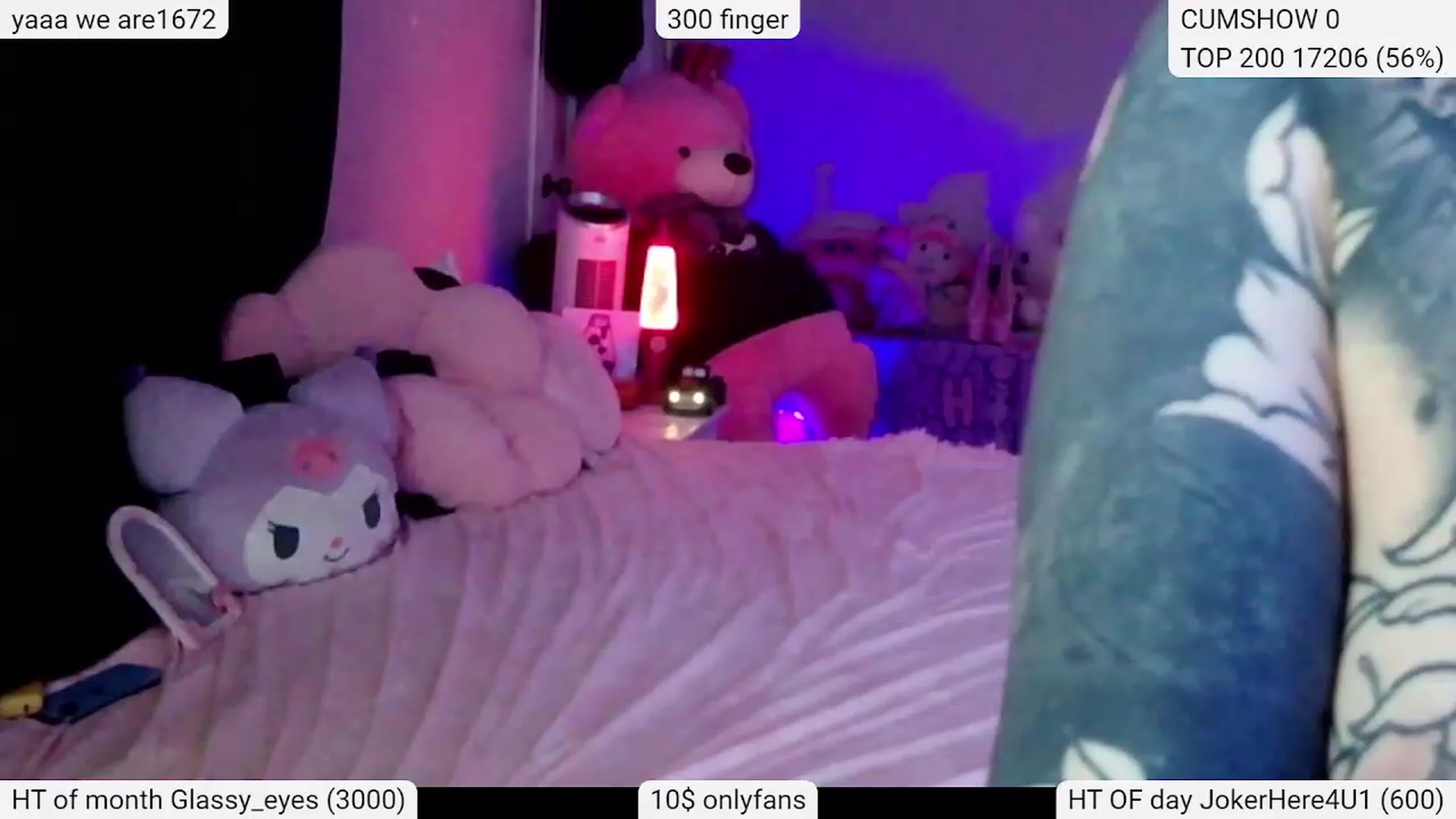 Gallery image thumbnail from Tattoobambi's myfreecams stream on, 02/08/2024, 06:09 image 17 of 20