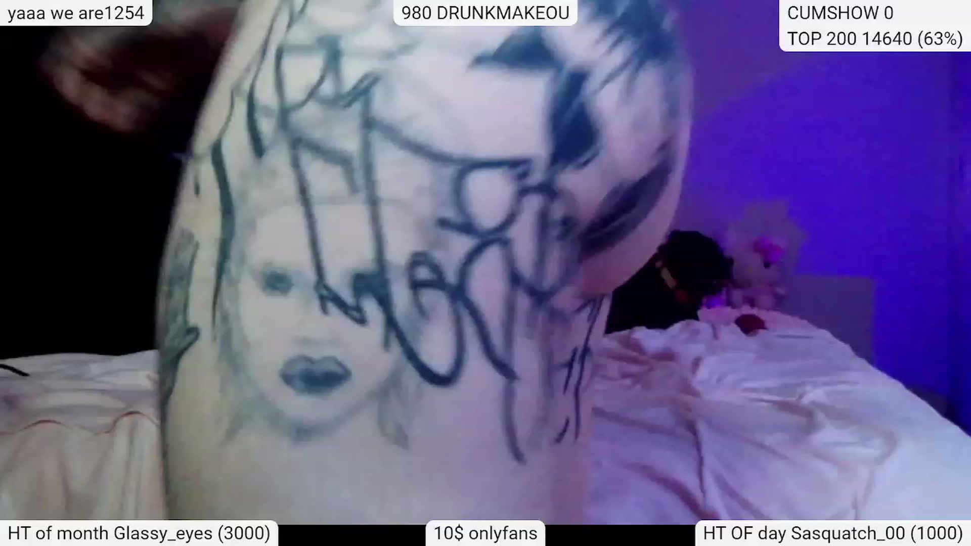 Gallery image thumbnail from Tattoobambi's myfreecams stream on, 02/08/2024, 08:56 image 4 of 20