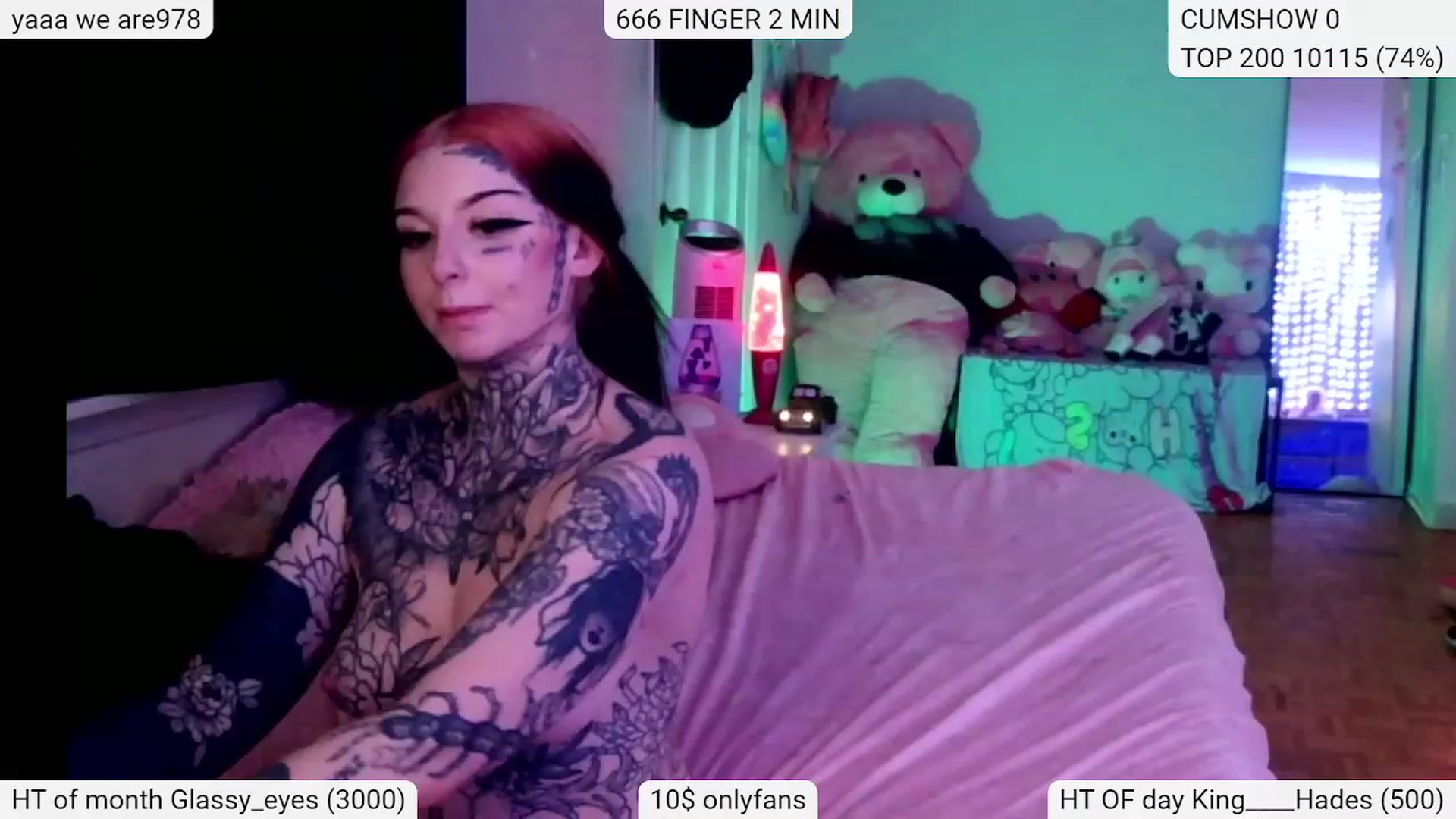 Gallery image thumbnail from Tattoobambi's myfreecams stream on, 02/10/2024, 07:31 image 4 of 20