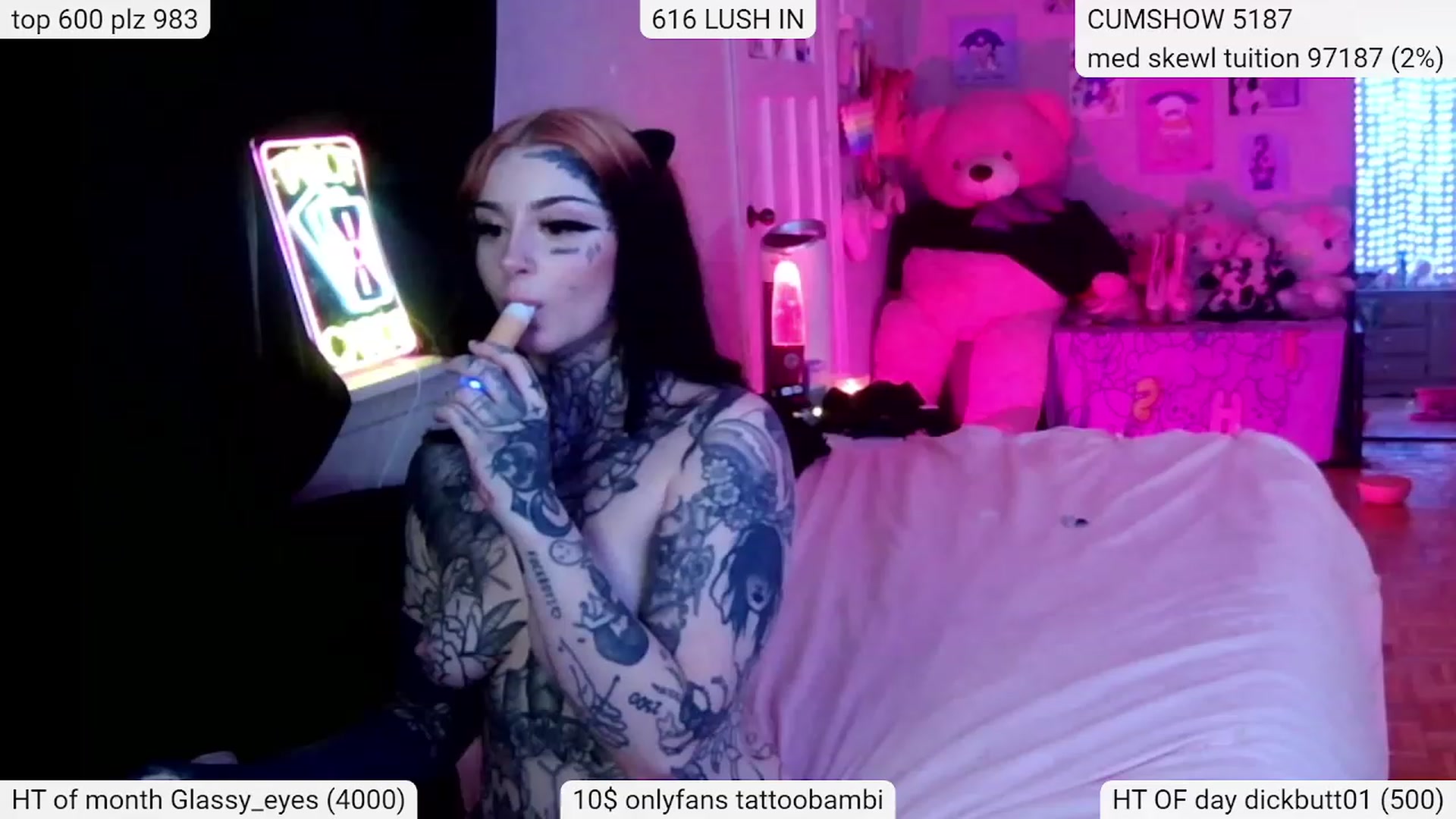 Gallery image thumbnail from Tattoobambi's myfreecams stream on, 02/17/2024, 04:39 image 17 of 20