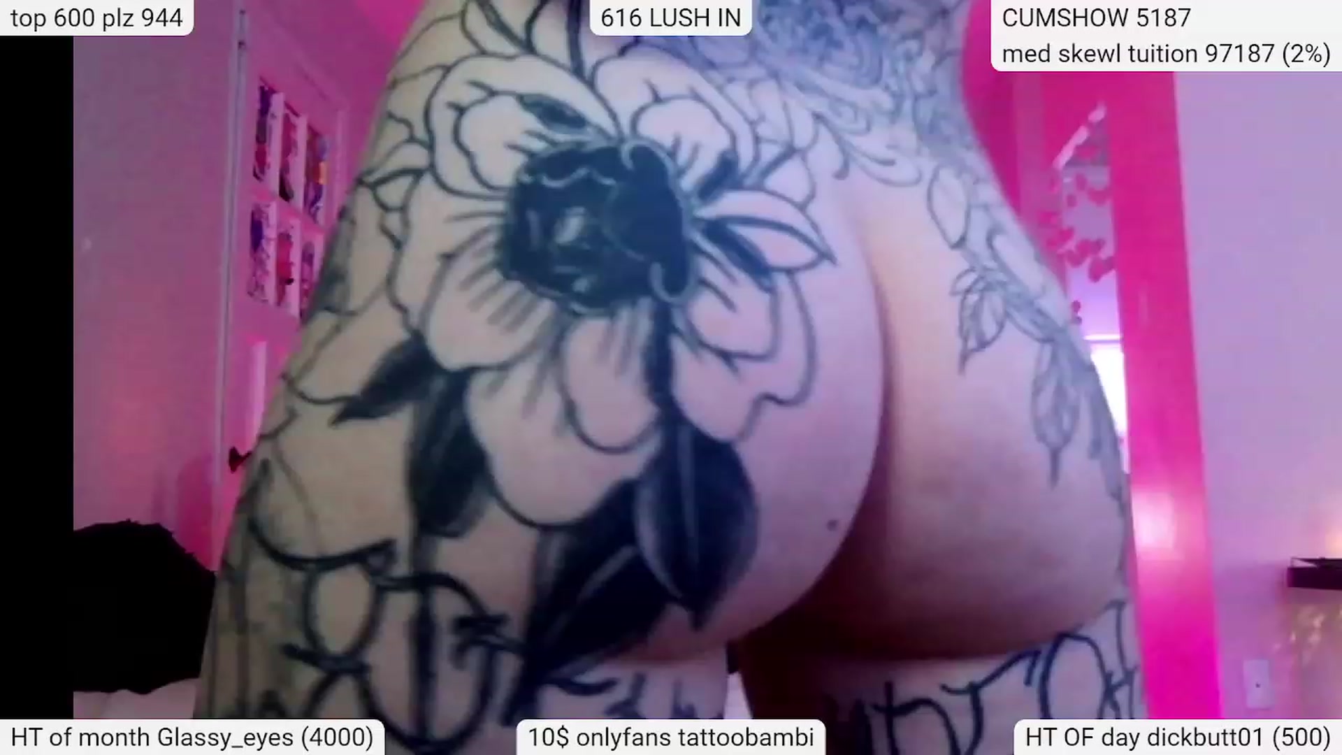 Gallery image thumbnail from Tattoobambi's myfreecams stream on, 02/17/2024, 06:18 image 1 of 20