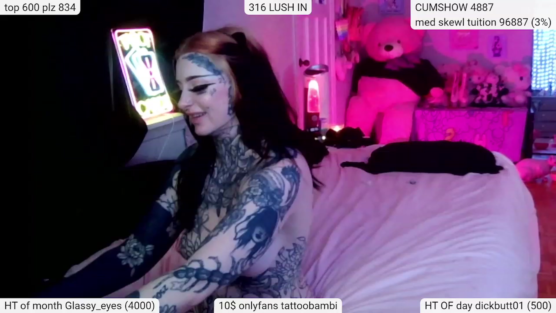 Gallery image thumbnail from Tattoobambi's myfreecams stream on, 02/17/2024, 06:18 image 6 of 20