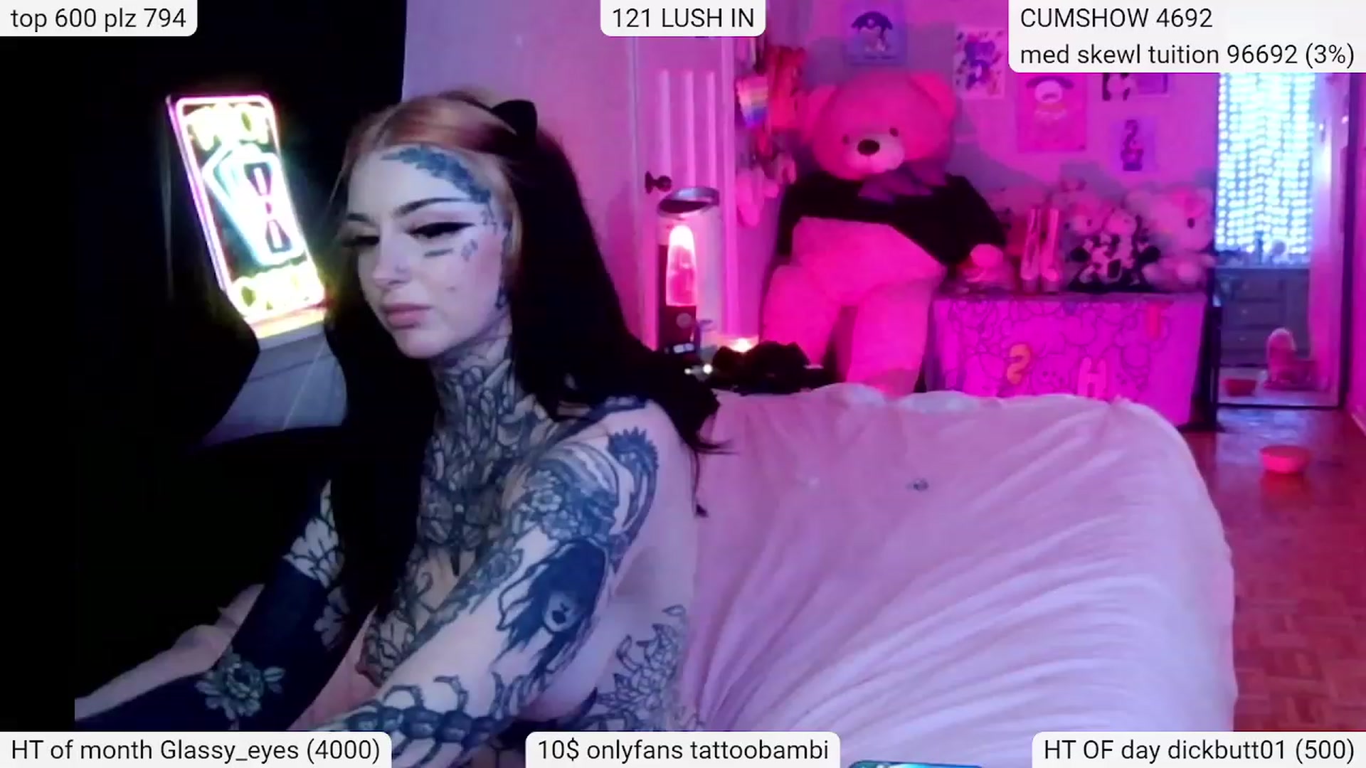 Gallery image thumbnail from Tattoobambi's myfreecams stream on, 02/17/2024, 06:18 image 15 of 20