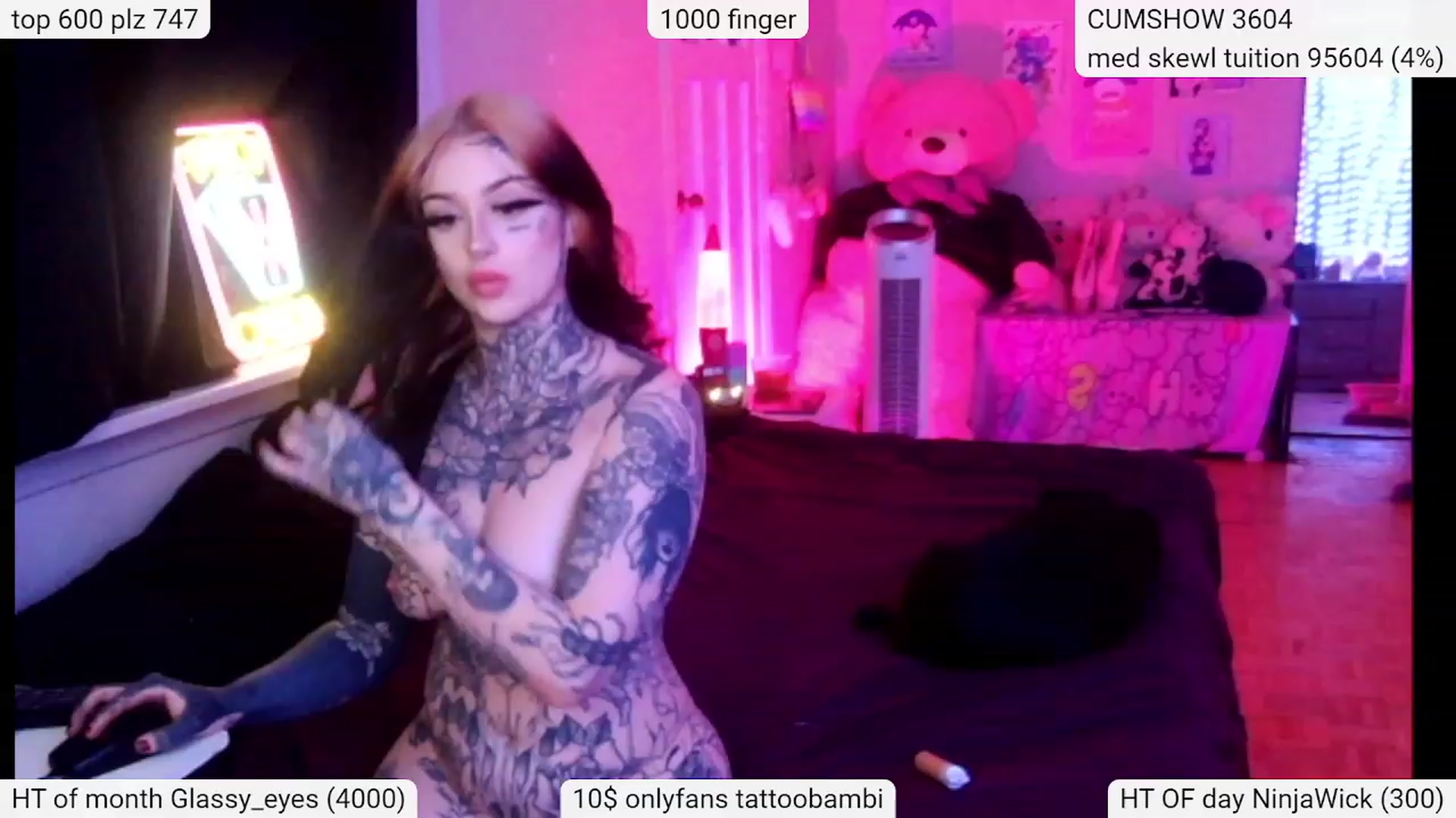 Gallery image thumbnail from Tattoobambi's myfreecams stream on, 02/21/2024, 05:29 image 14 of 20