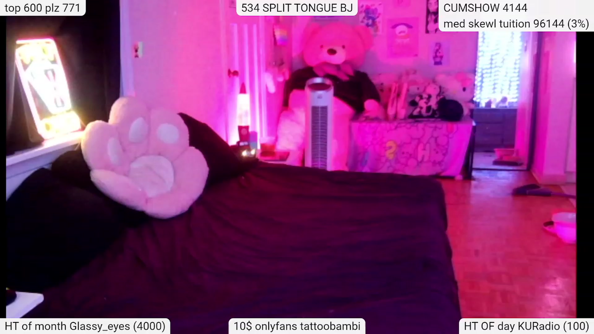 Gallery image thumbnail from Tattoobambi's myfreecams stream on, 02/21/2024, 05:29 image 5 of 20