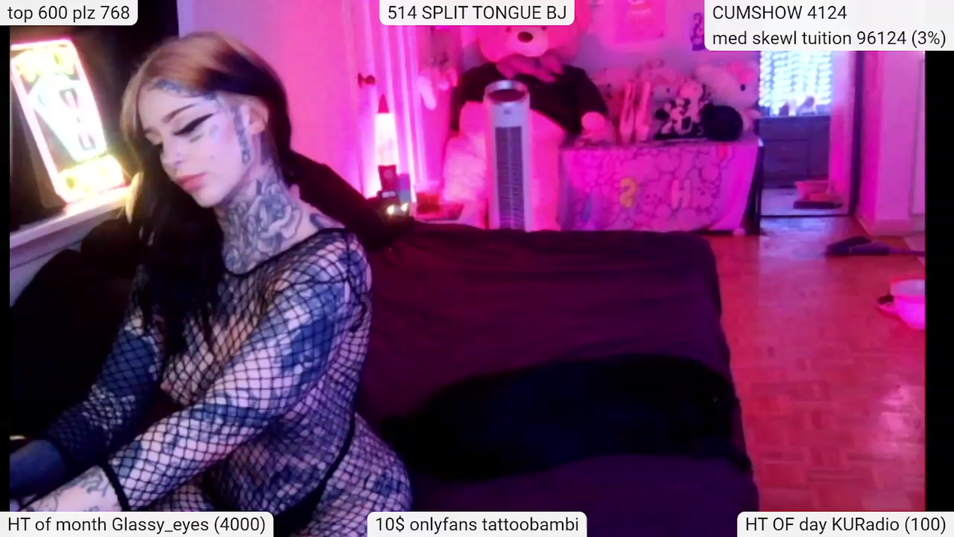 Gallery image thumbnail from Tattoobambi's myfreecams stream on, 02/21/2024, 05:29 image 6 of 20