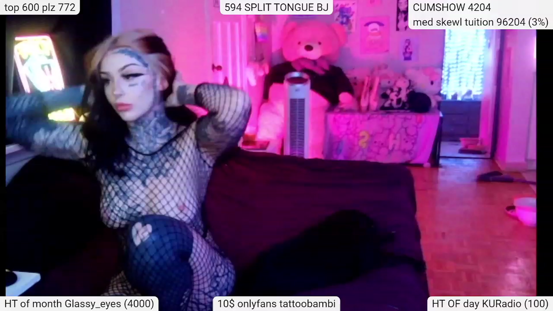 Gallery image thumbnail from Tattoobambi's myfreecams stream on, 02/21/2024, 05:29 image 3 of 20