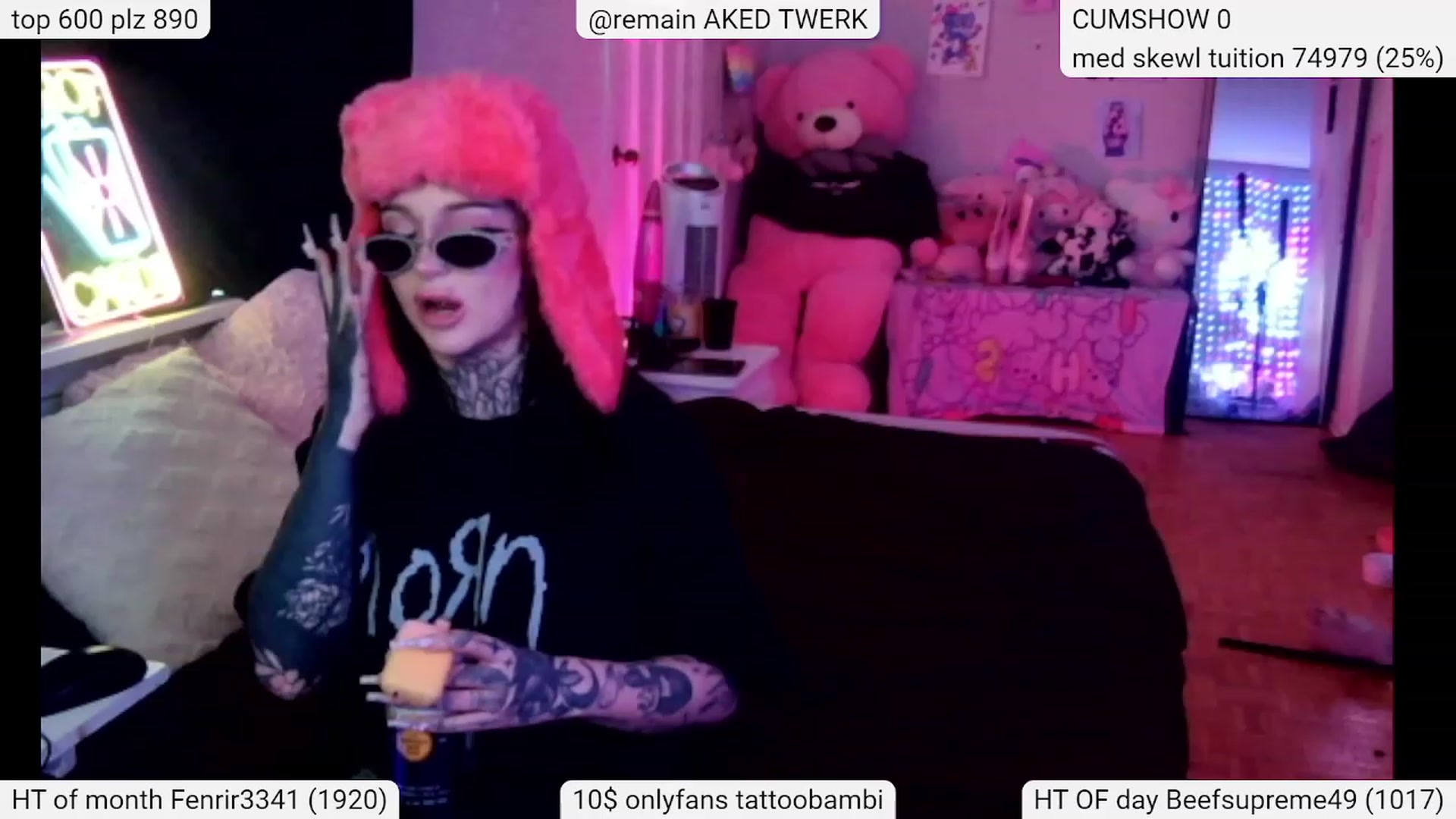Gallery image thumbnail from Tattoobambi's myfreecams stream on, 03/02/2024, 21:17 image 17 of 20