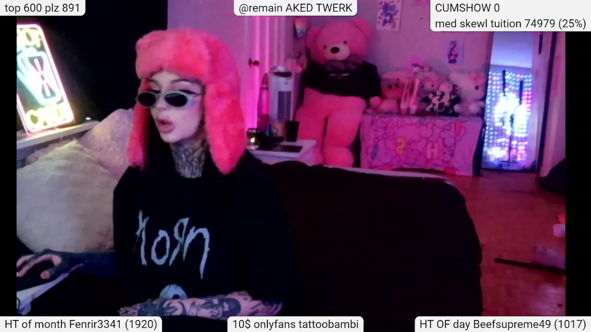 Gallery image thumbnail from Tattoobambi's myfreecams stream on, 03/02/2024, 21:17 image 18 of 20