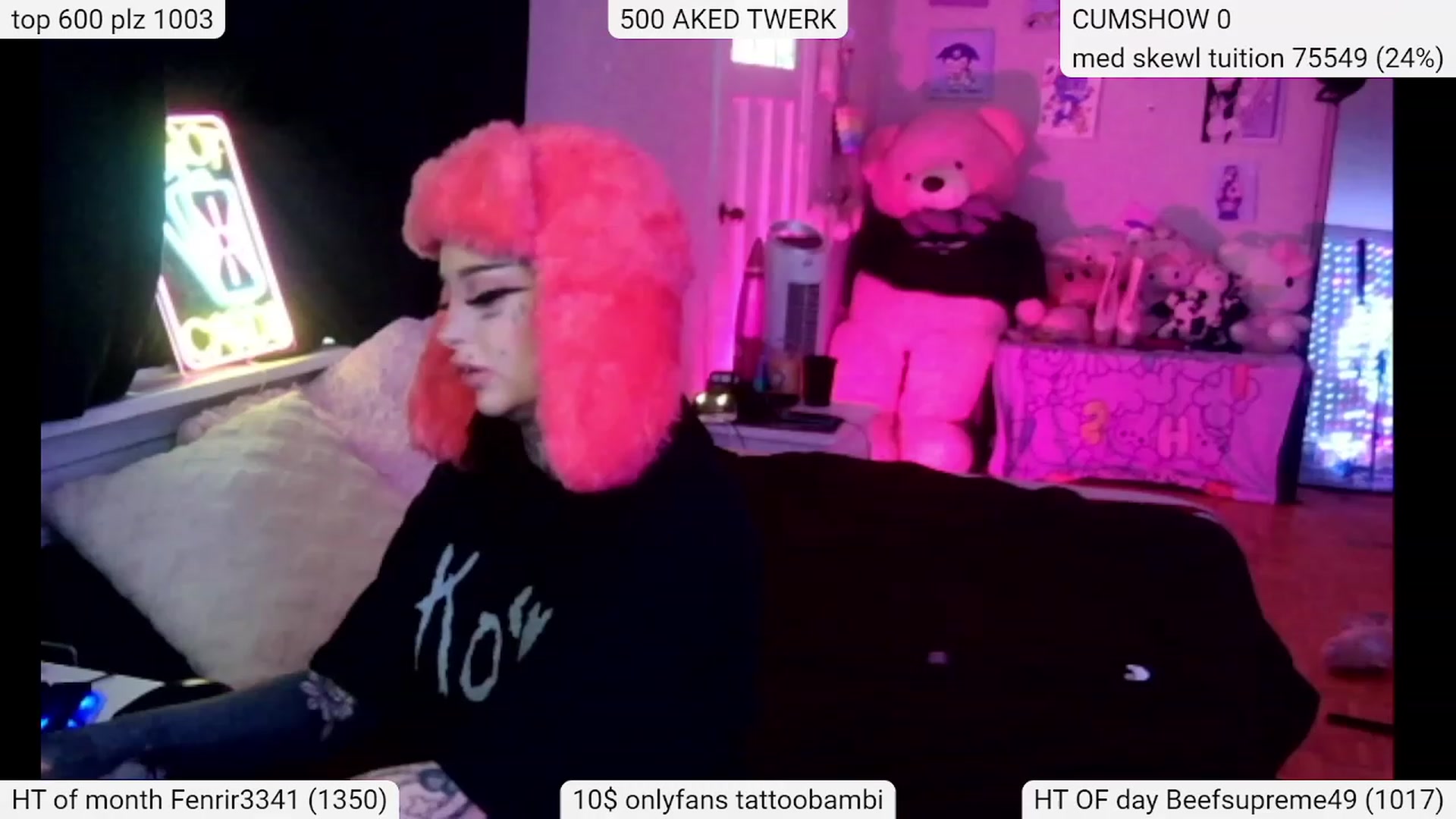 Gallery image thumbnail from Tattoobambi's myfreecams stream on, 03/02/2024, 21:17 image 2 of 20