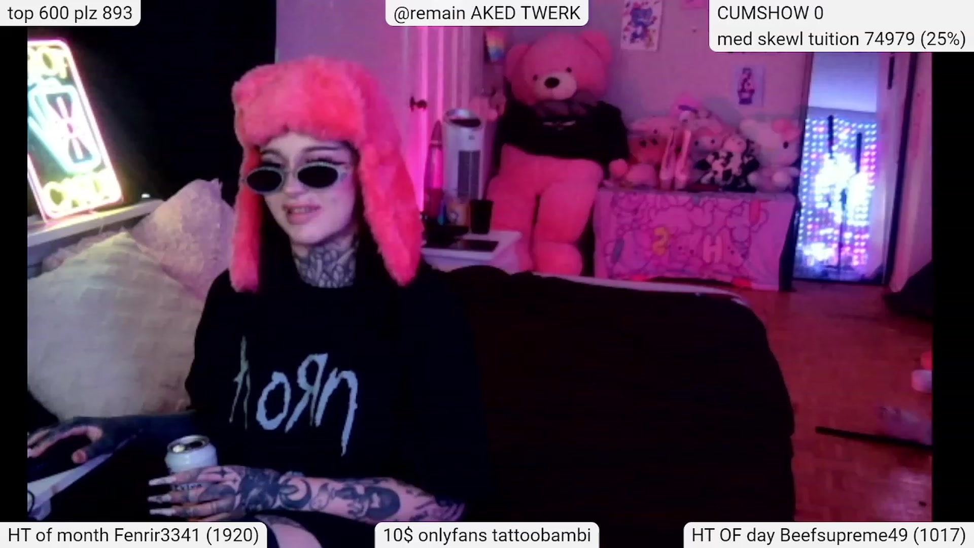 Gallery image thumbnail from Tattoobambi's myfreecams stream on, 03/02/2024, 21:17 image 20 of 20